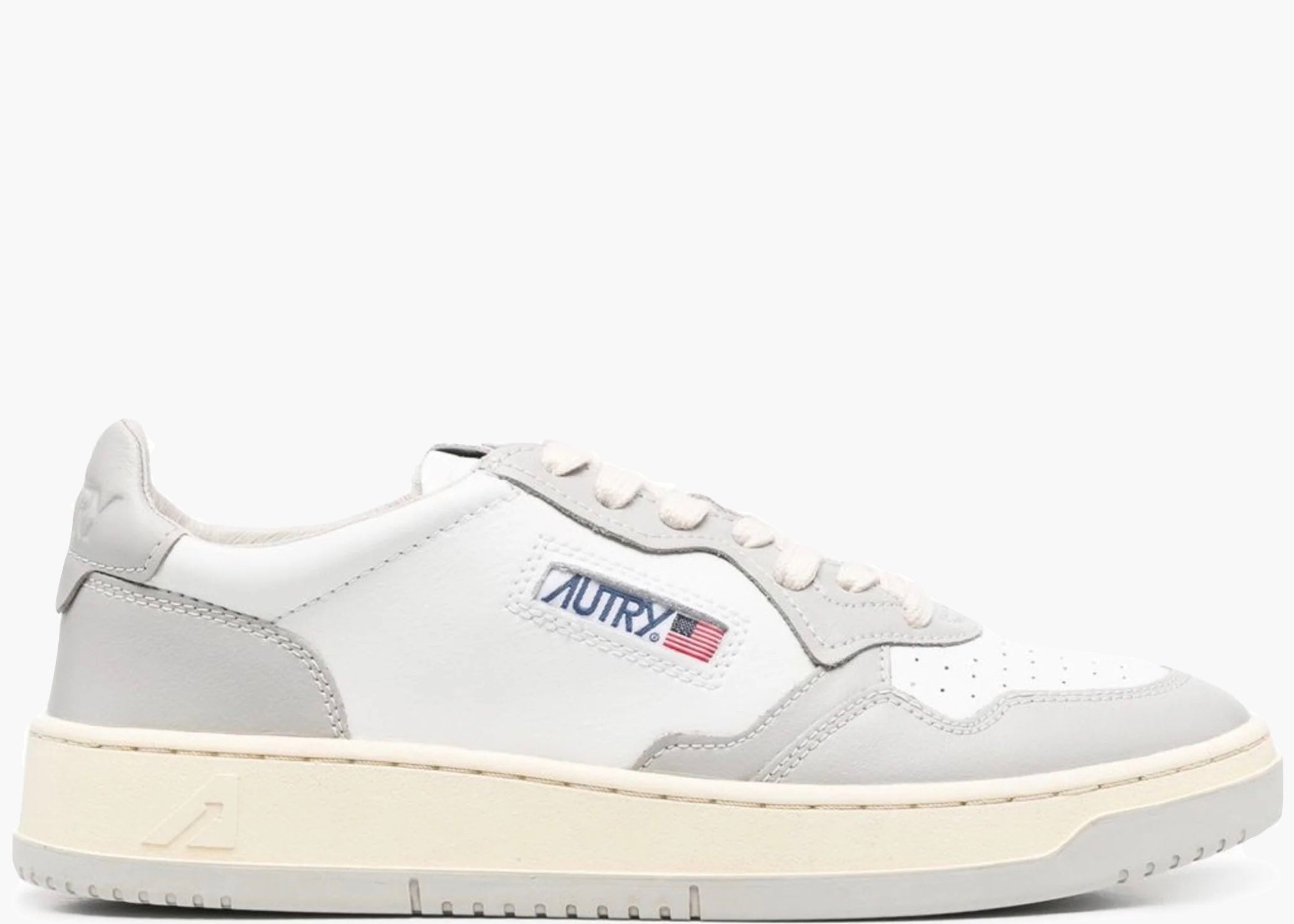 Autry Medalist Leather Low White Grey (W) AULW-WB10 Hype Clothinga Limited Edition