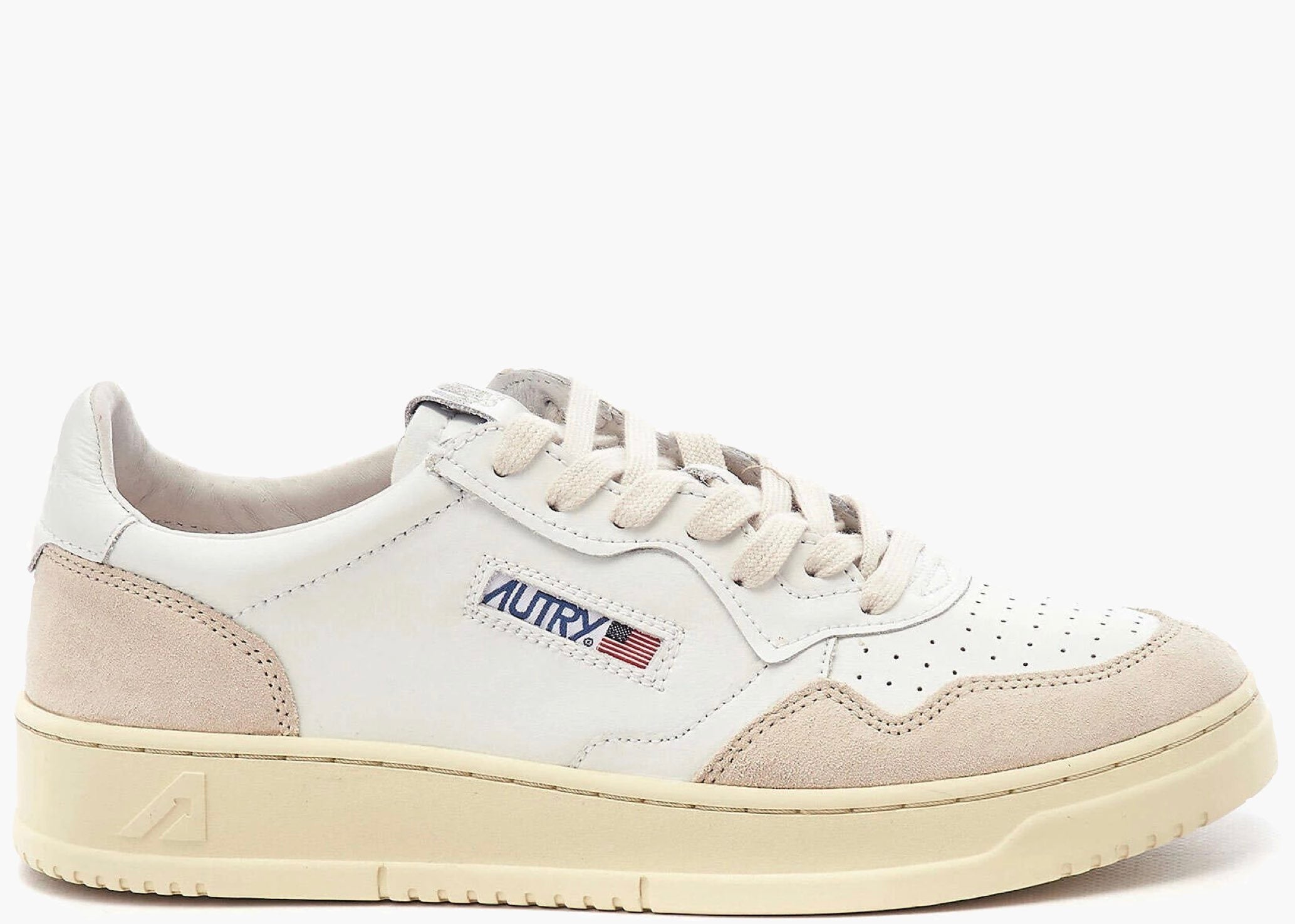 Autry Medalist White Beige Suede AULMLS33 Hype Clothinga Limited Edition