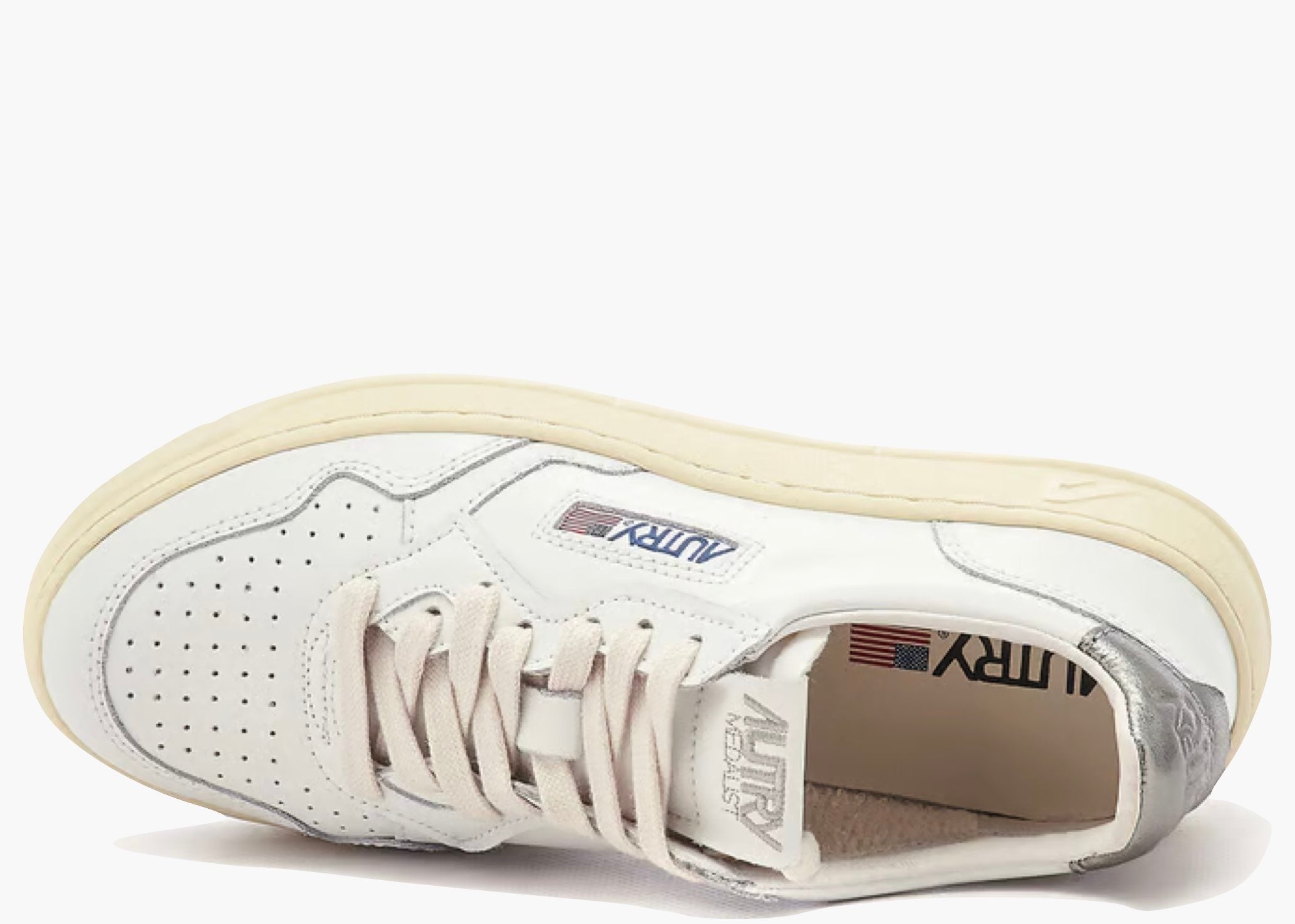 Autry Medalist White Silver (W) AULWLL05 Hype Clothinga Limited Edition