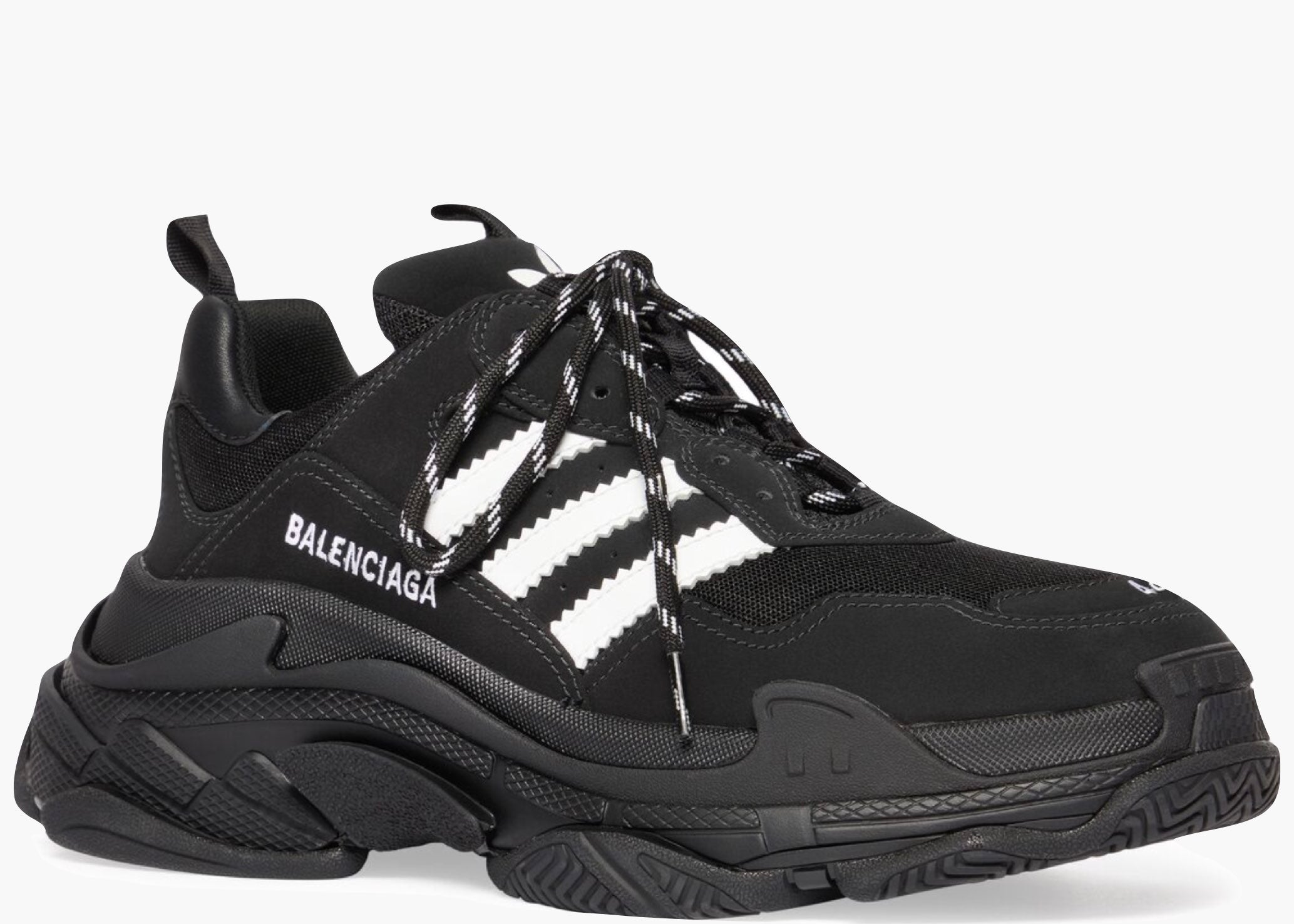 Balenciaga x adidas Triple S Black White 712821W2ZB21090 Hype Clothinga Limited Edition