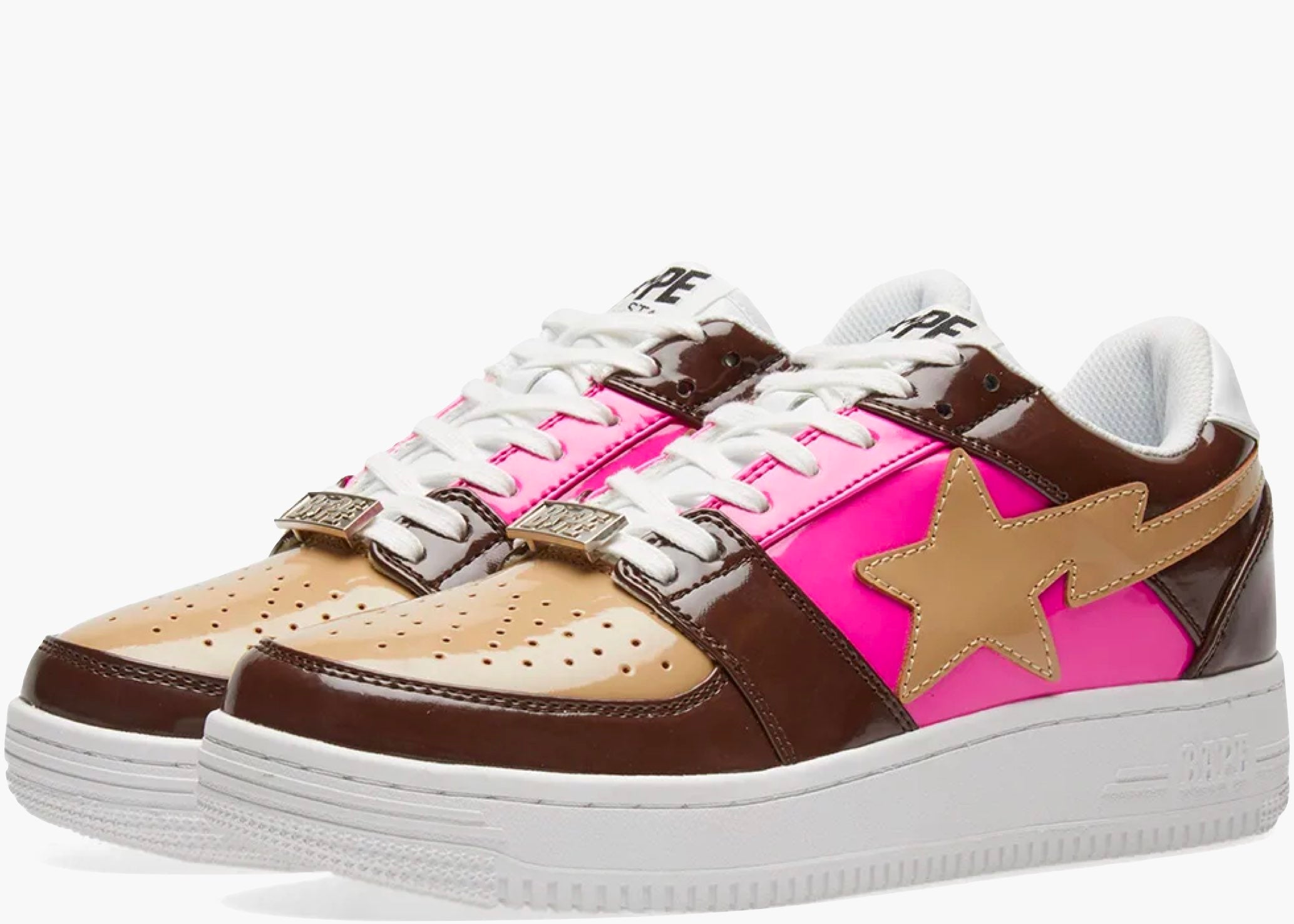 Bape Sta A Bathing Ape Brown Pink Beige 001FWD801001XBRW Hype Clotinga