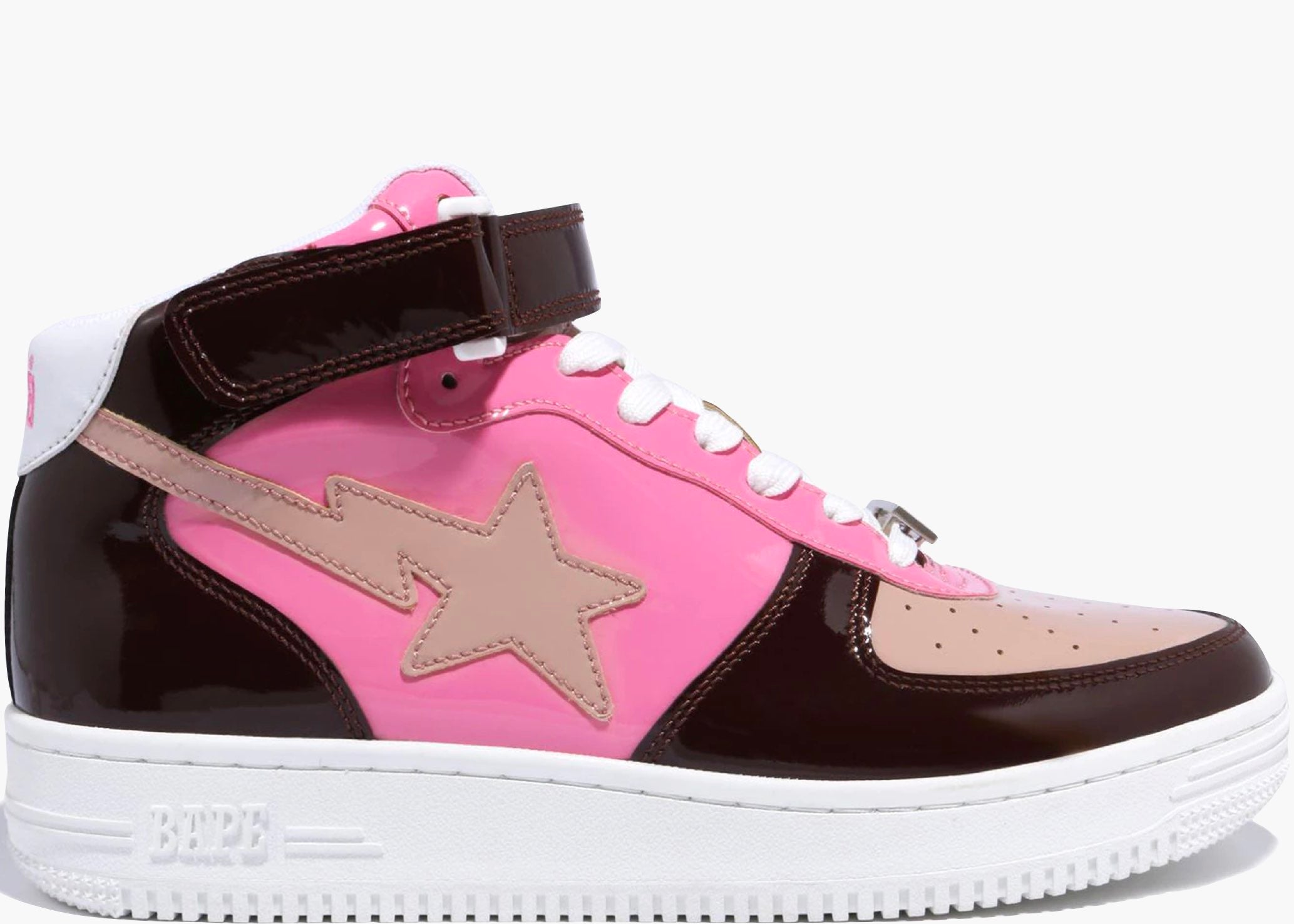 Bape Sta A Bathing Ape Mid Brown Pink Tan