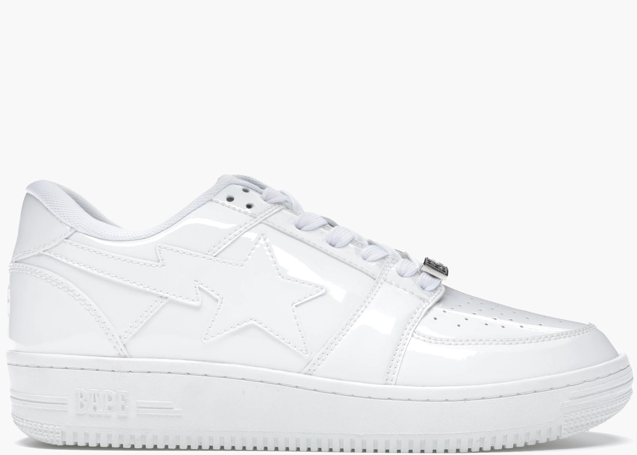 Bape Sta A Bathing Ape Patent White 1G30191010-WH Hype Clothinga