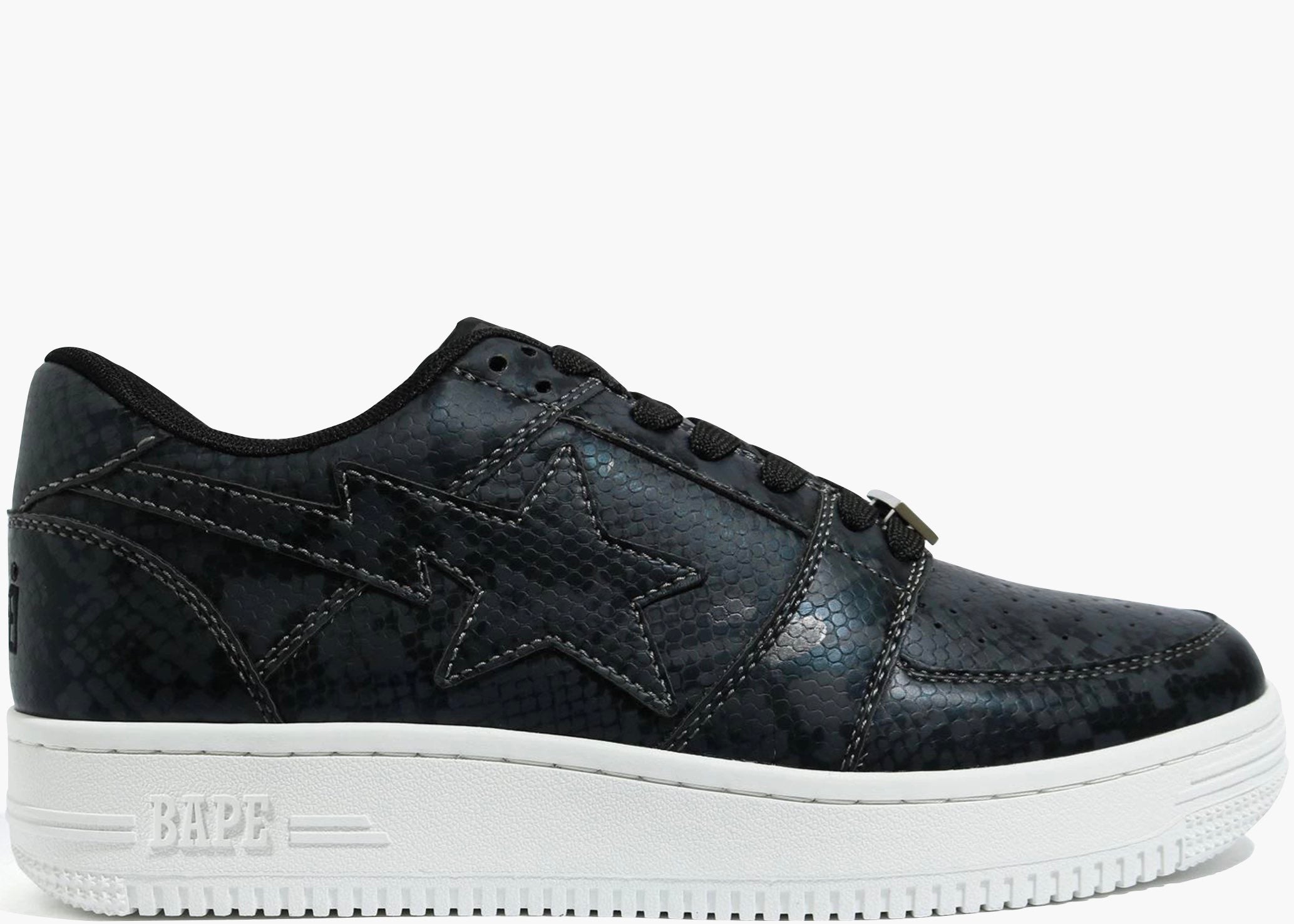 Bape Sta A Bathing Ape Snakeskin Black