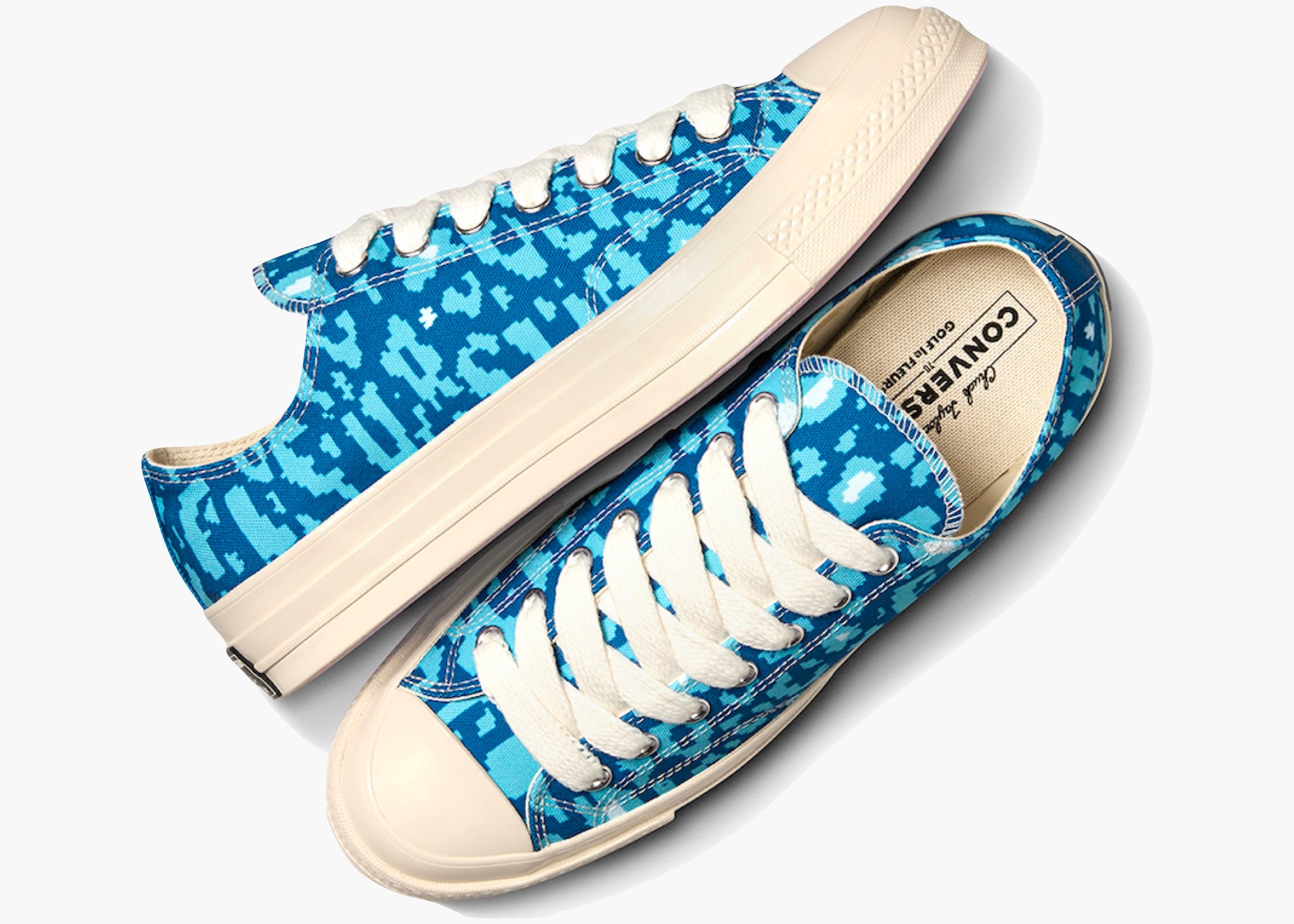Converse Chuck Taylor All-Star 70 Ox Golf Le Fleur Digital Leopard Blue A08168C Hype Clothinga Limited Edition