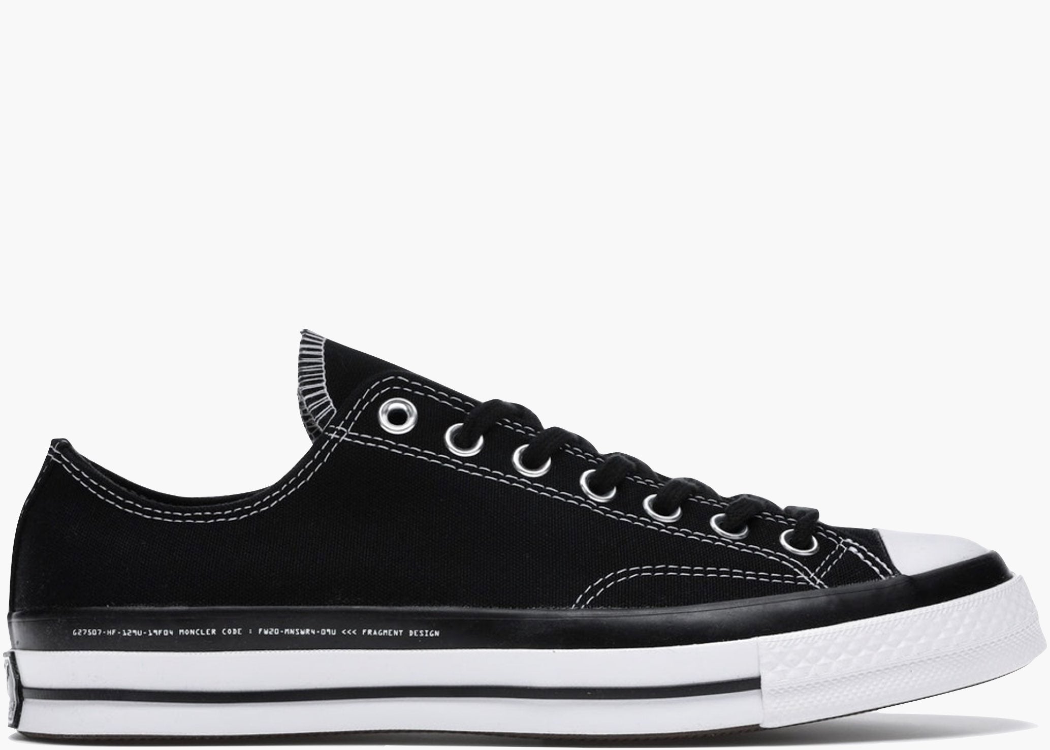 Converse Chuck Taylor All-Star 70s Ox 7 Moncler Fragment Black