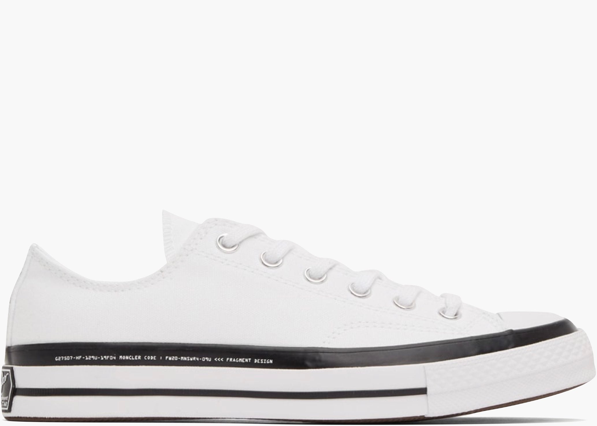 Converse Chuck Taylor All-Star 70s Ox 7 Moncler Fragment White

