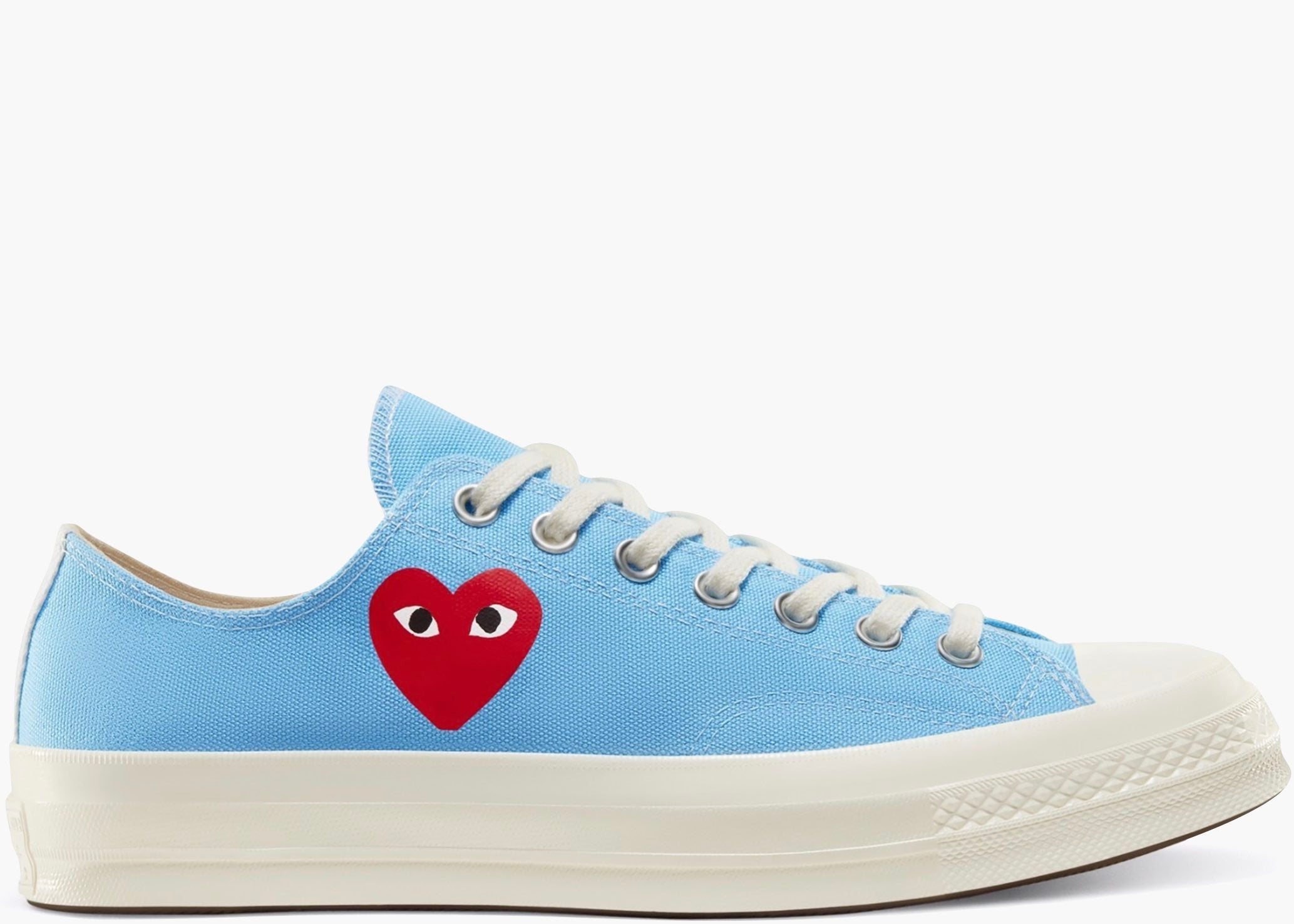 Converse Chuck Taylor All-Star 70s Ox Comme des Garcons Play Bright Blue. Hype Clothinga