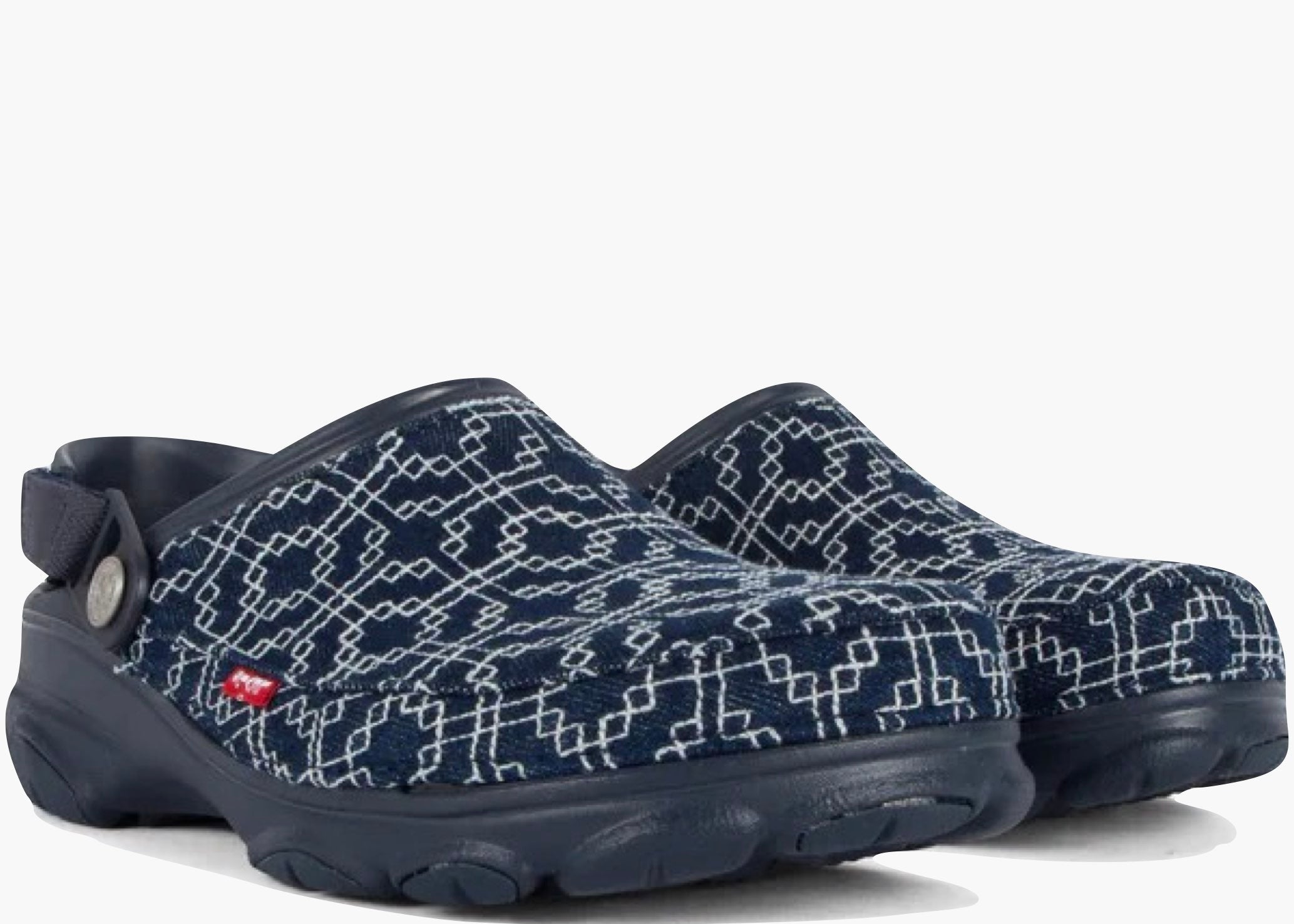 Crocs Classic All-Terrain Clog Levi's Sashiko Dark Wash 208917-410 Hype Clothinga Limited Edition