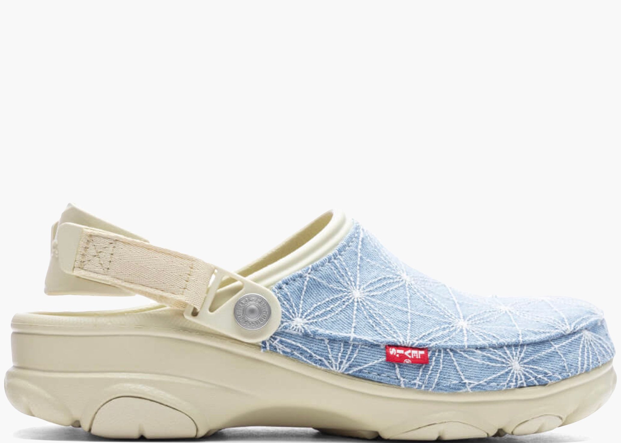 Crocs Classic All-Terrain Clog Levi's Sashiko Light Wash 208917-2Y2 Hype Clothinga Limited Edition