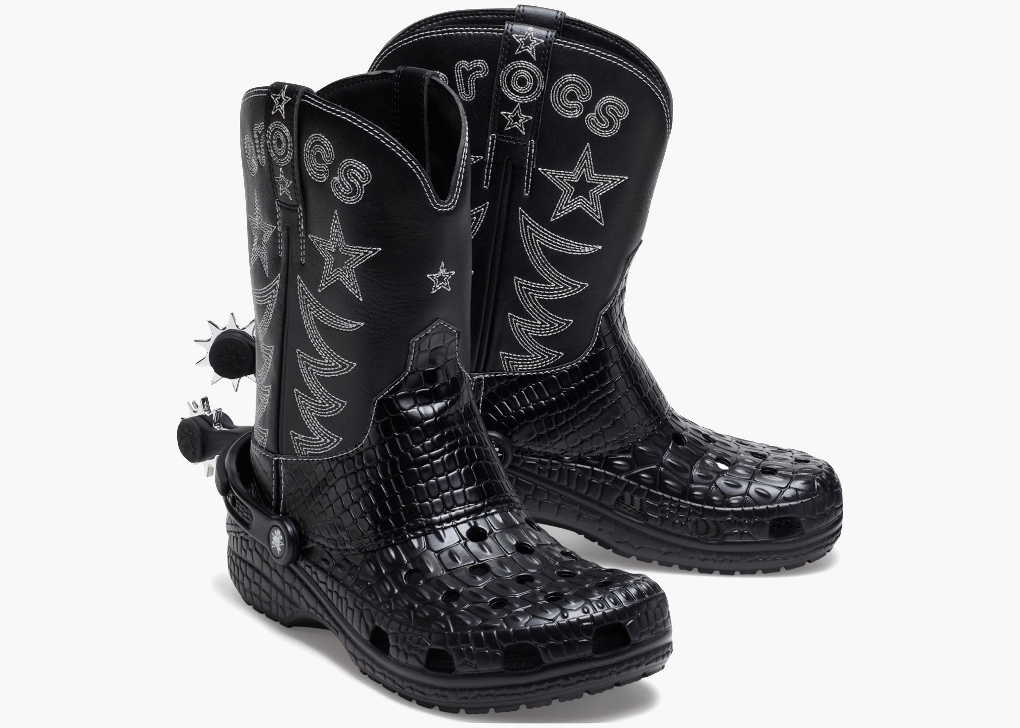 Crocs Classic Cowboy Boot Black 208695-001 Hype Clothinga Limited Edition