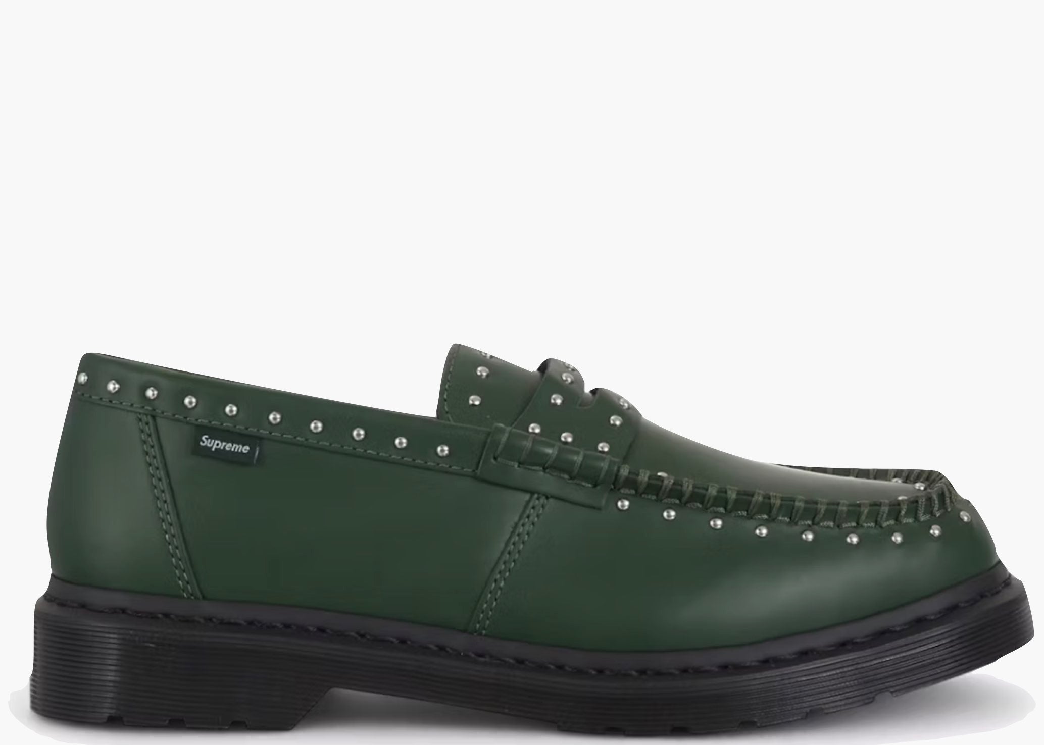 Dr. Martens Studded Penton Loafer Supreme Green DRSPLSG Hype Clothinga Limited Edition