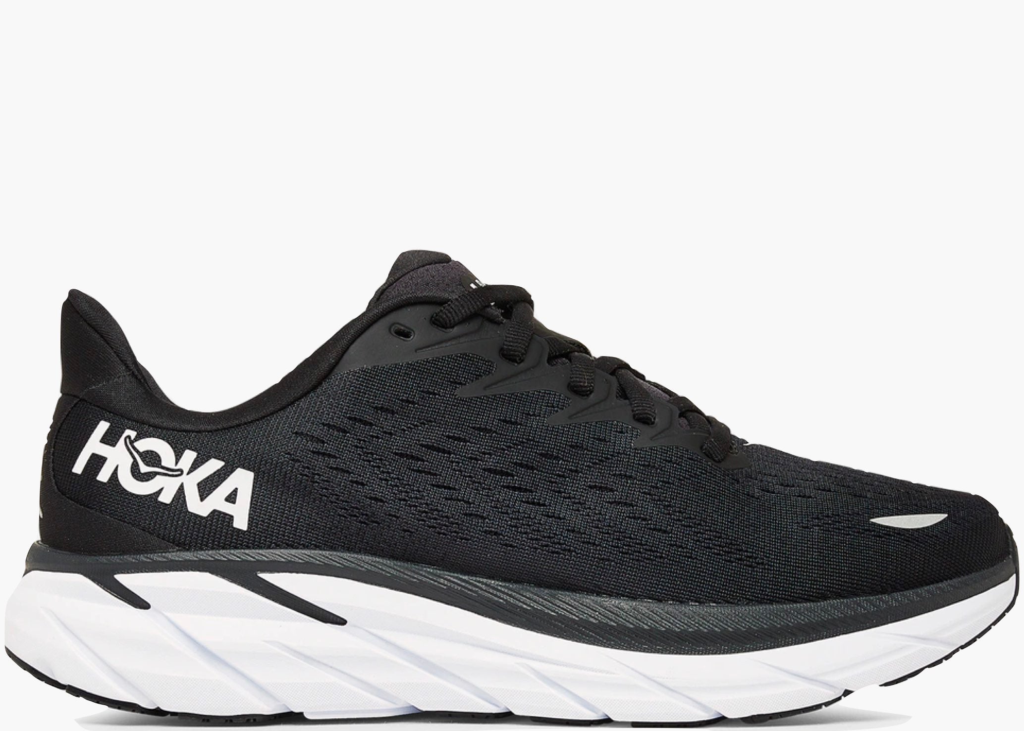 Hoka One One Clifton 8 Black White Hype Clothinga Limited Edition