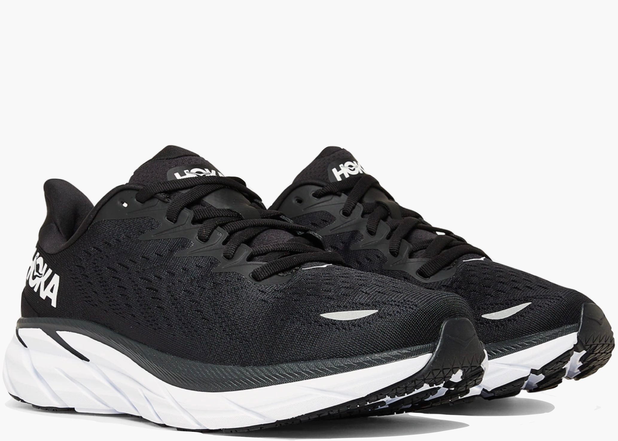 Hoka One One Clifton 8 Black White Hype Clothinga Limited Edition