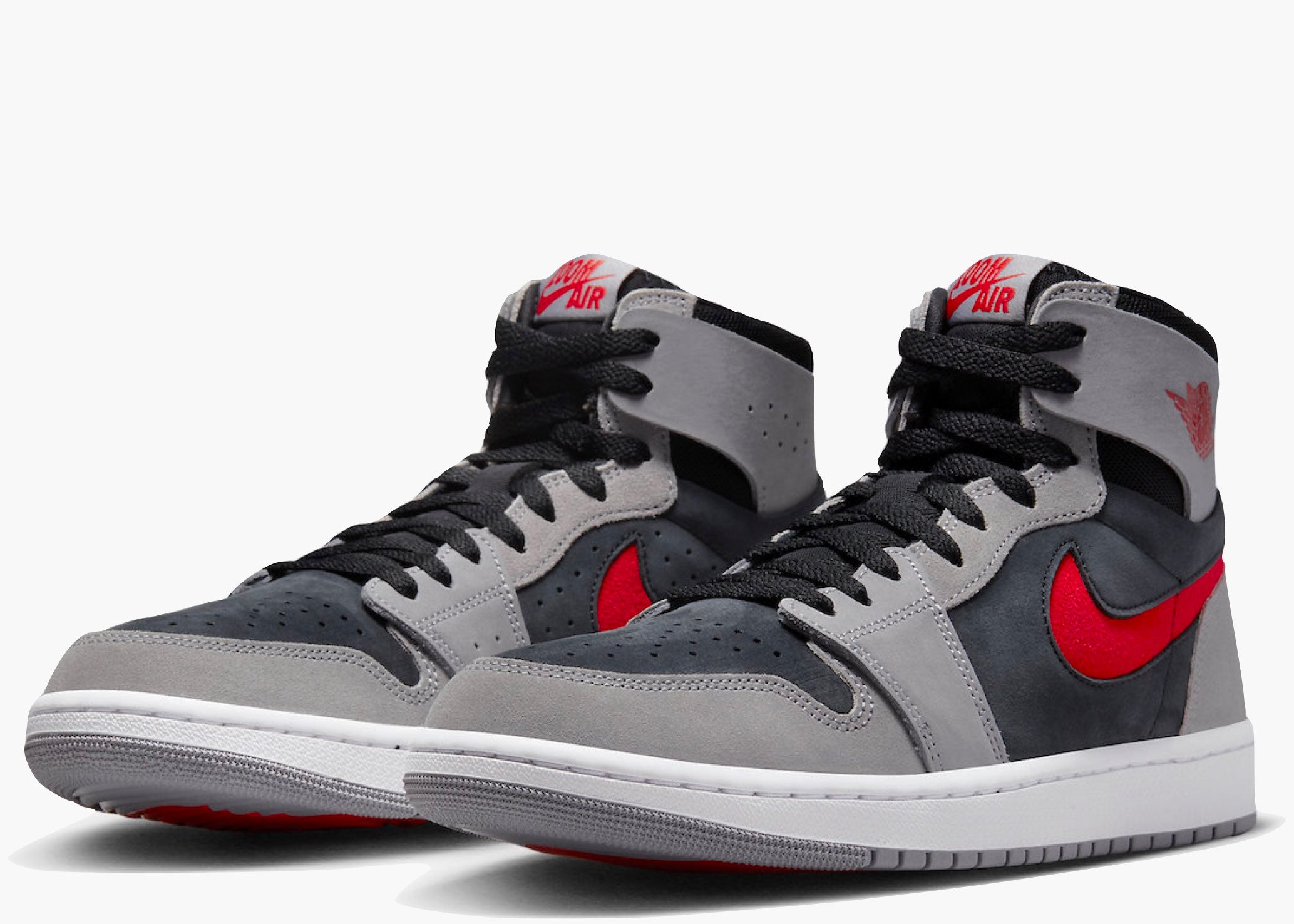 Jordan 1 High Zoom Air CMFT 2 Black Fire Red Cement Hype Clothinga Limited Edition