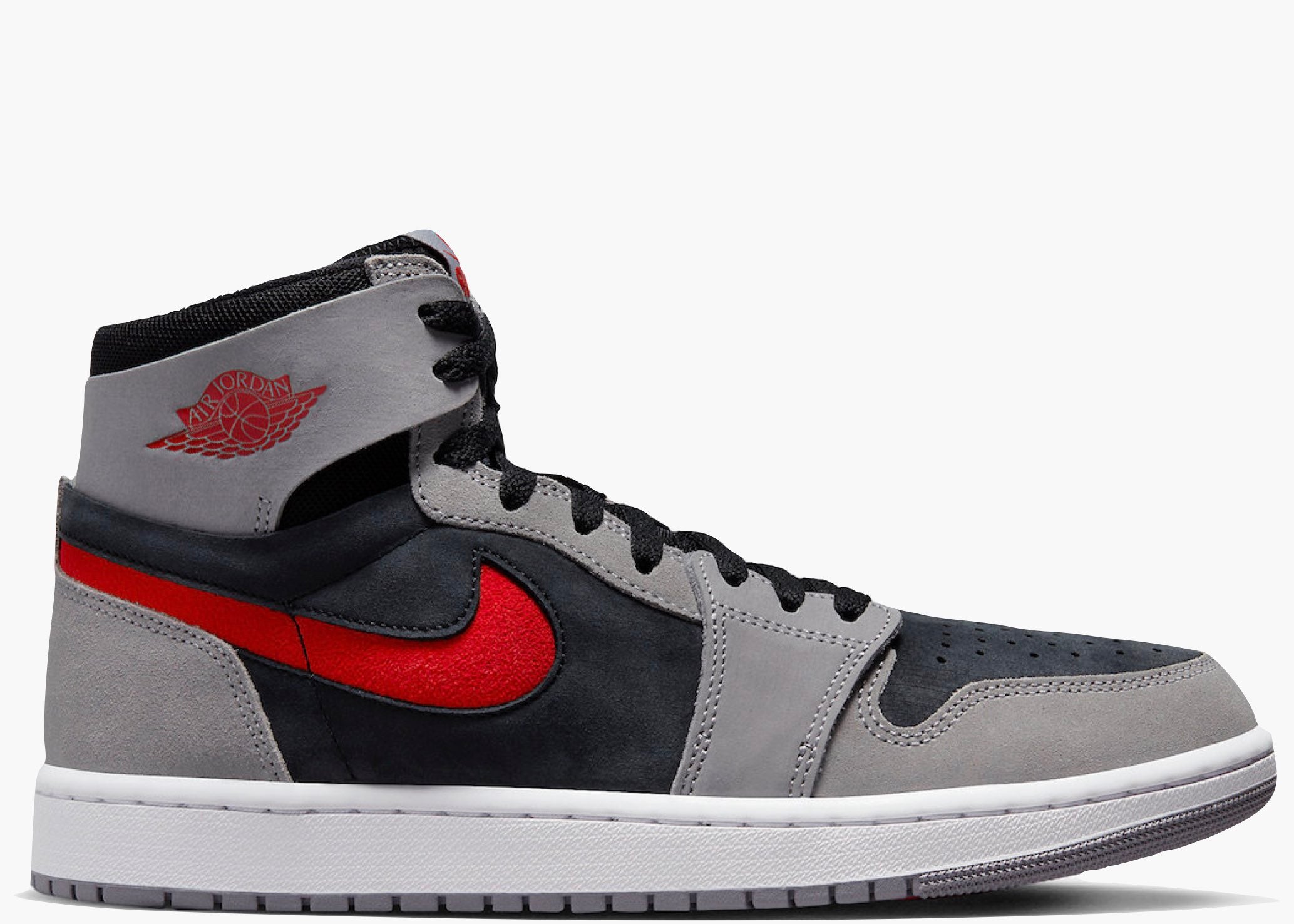 Jordan 1 High Zoom Air CMFT 2 Black Fire Red Cement Hype Clothinga Limited Edition
