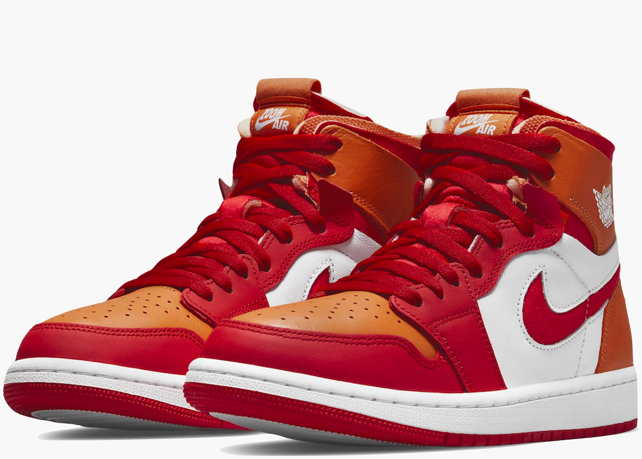 Jordan 1 High Zoom Air CMFT Fire Red Hot Curry (W) Hype Clothinga Limited Edition