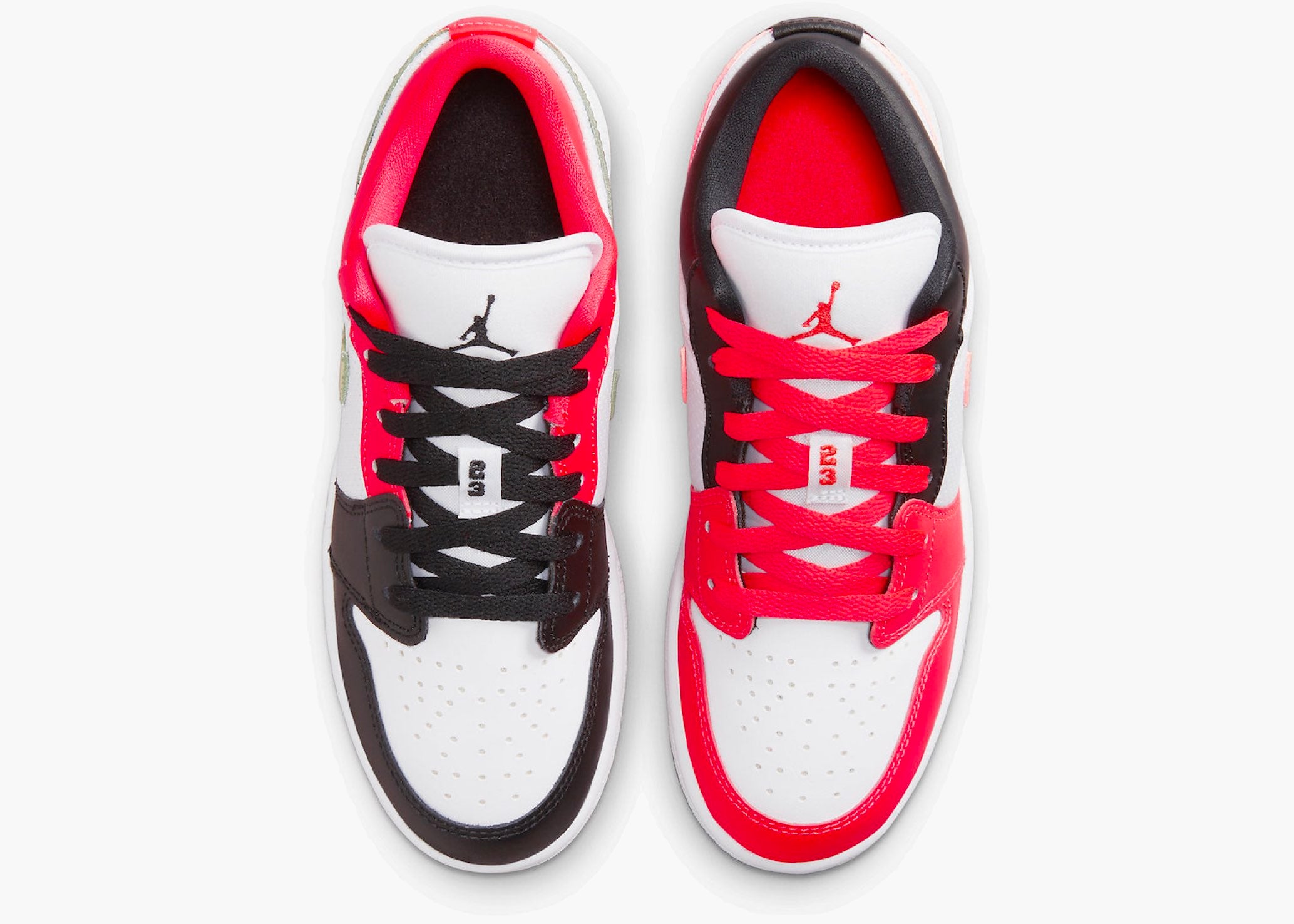 Jordan 1 Low SE Mismatched Infrared (GS)  FB4420-616 Hype Clothinga Limited Edition