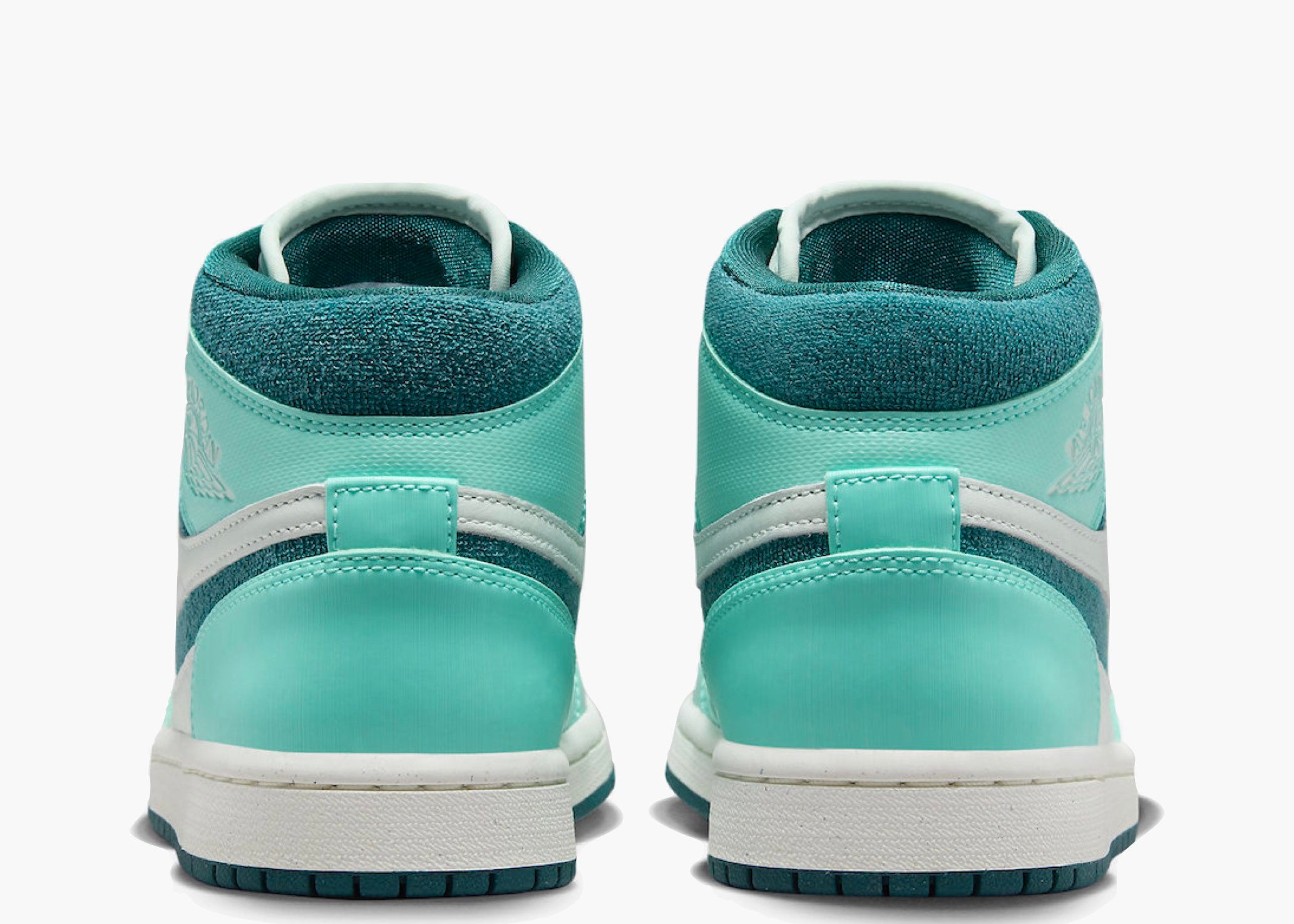 Jordan 1 Mid Chenille Bleached Turquoise (Women's)  DZ3745-300 Hype Clothinga Limited Edition