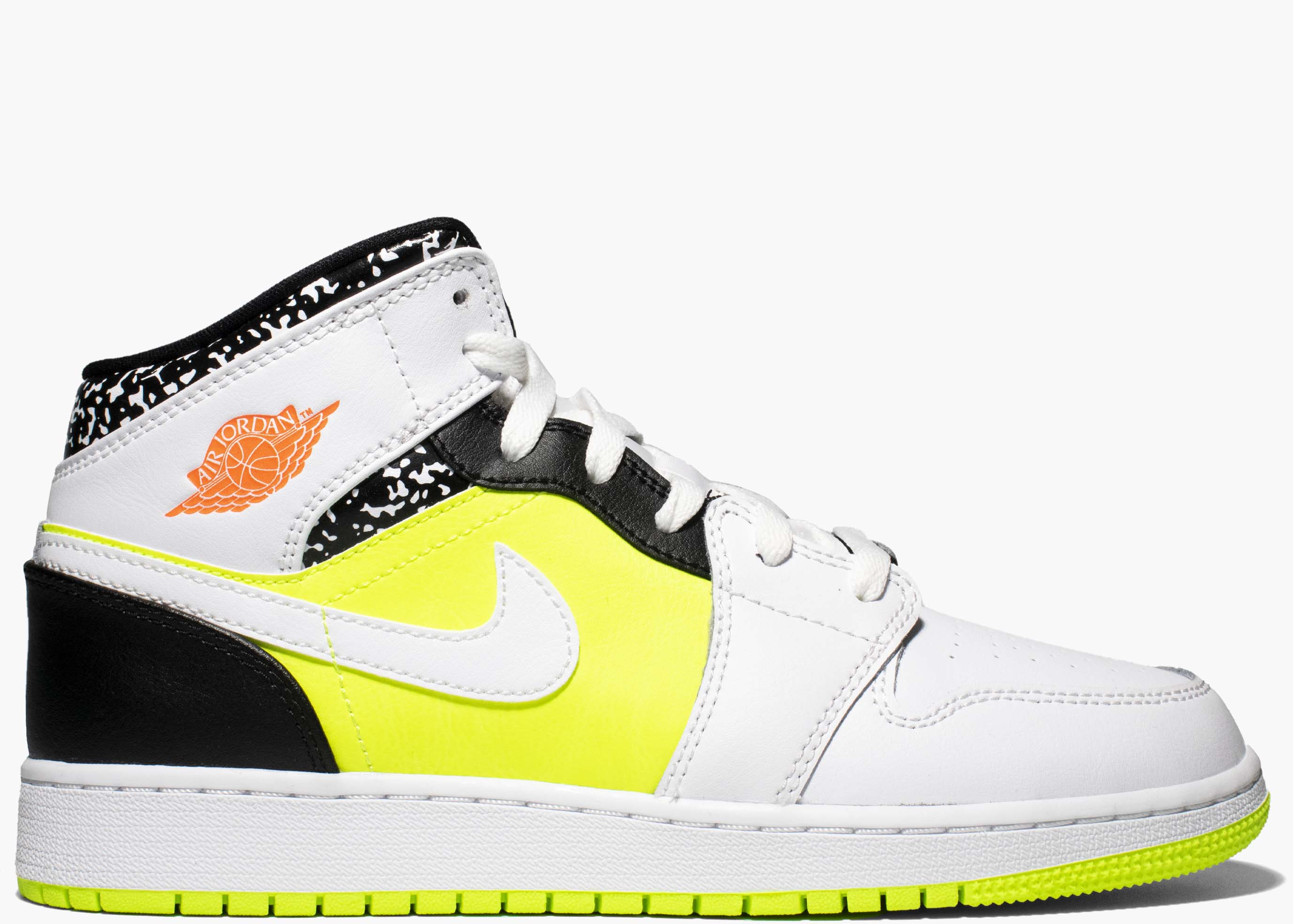 Jordan 1 Mid Composition Notebook (GS) 554725-870 Hype Clothinga Limited Edition