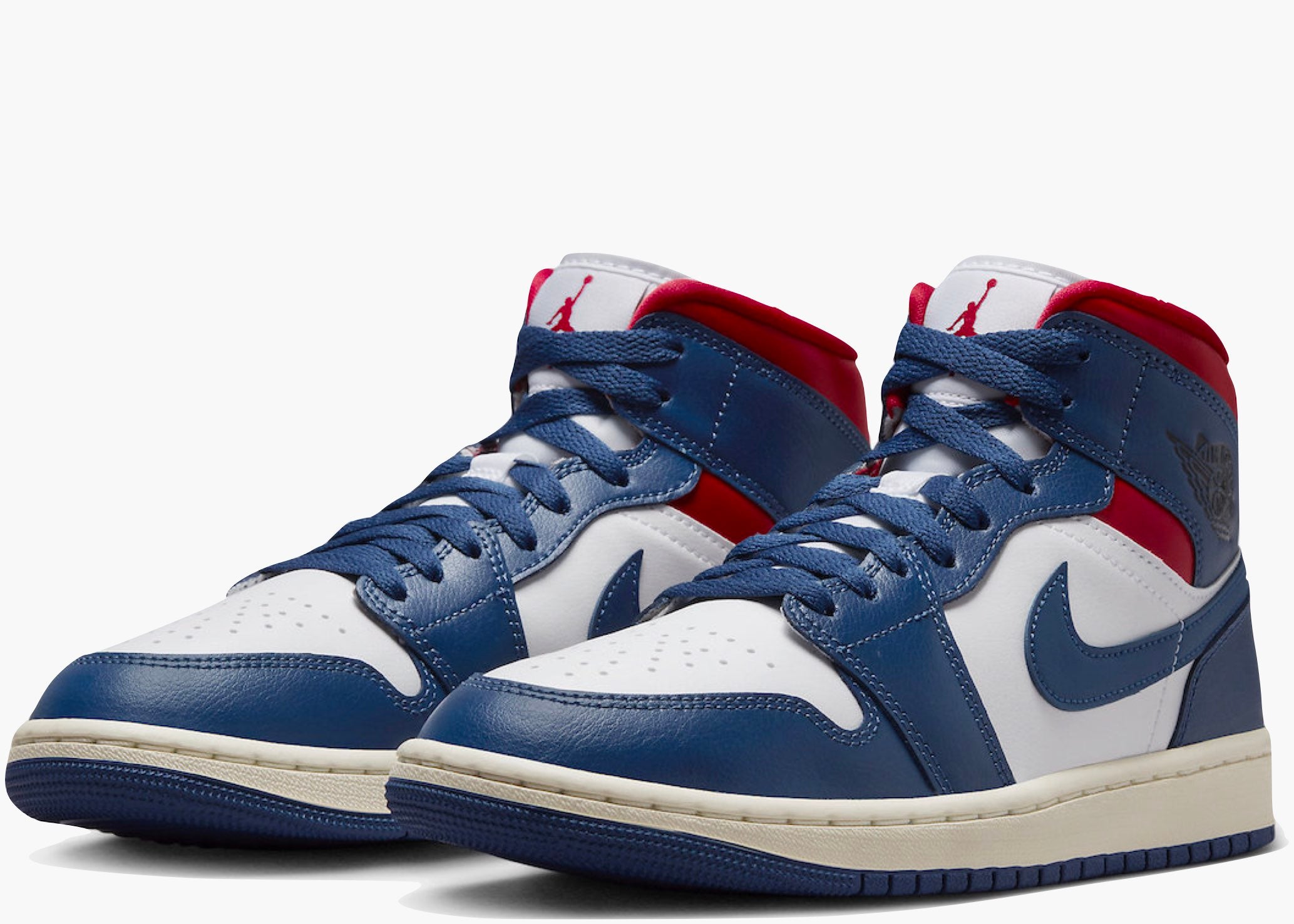 Jordan 1 Mid French Blue Gym Red (W) BQ6472-146 Hype Clothinga Limited Edition