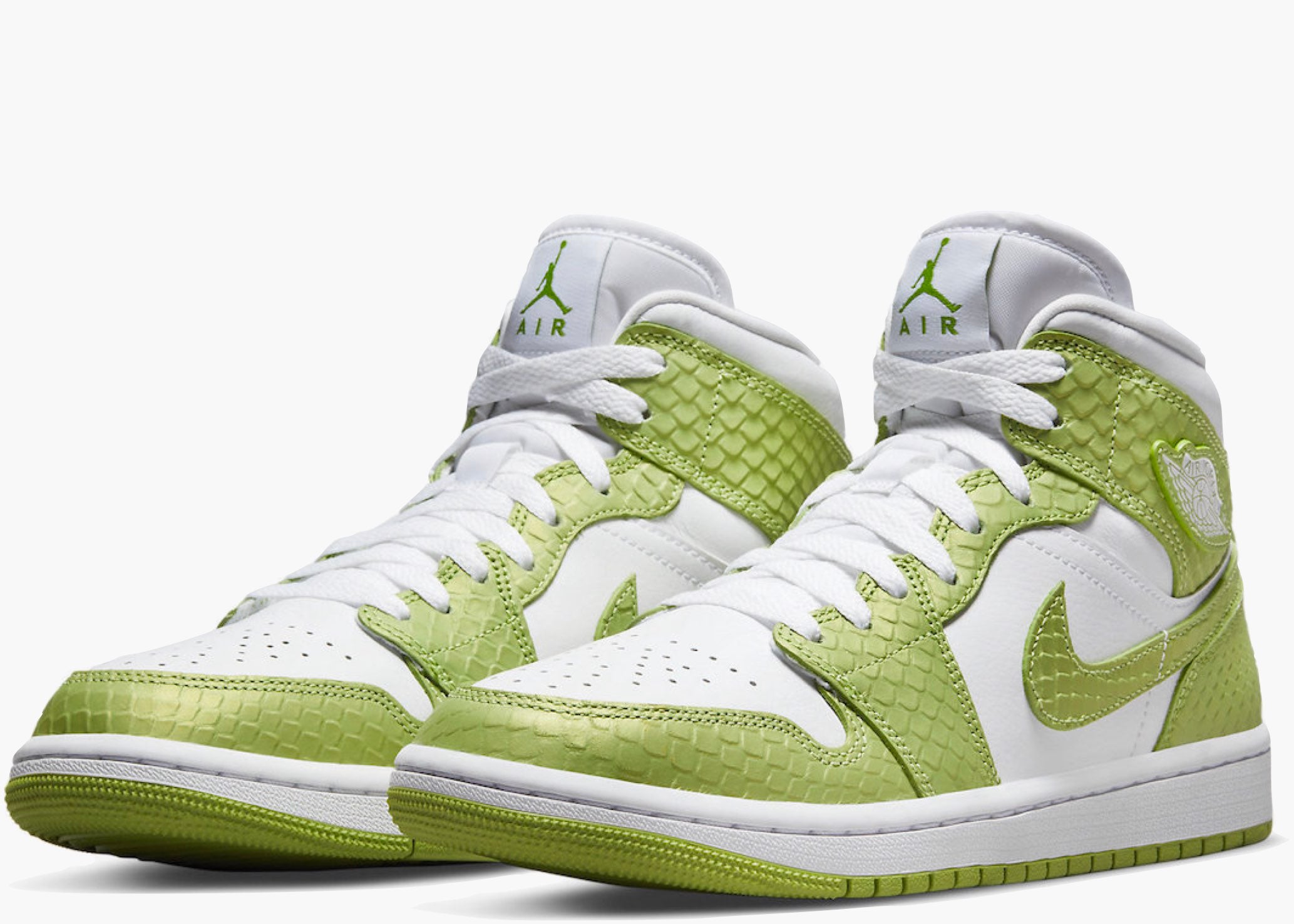 Jordan 1 Mid Green Python (W) Hype Clothinga Limited Edition
