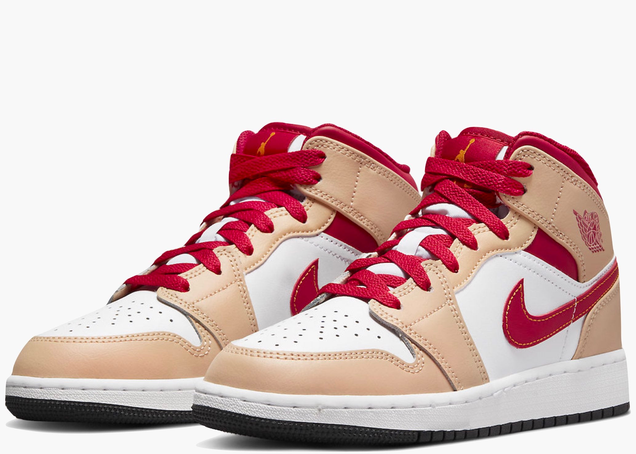 Jordan 1 Mid Light Curry Cardinal (GS) Hype Clothinga Limited Edition.004