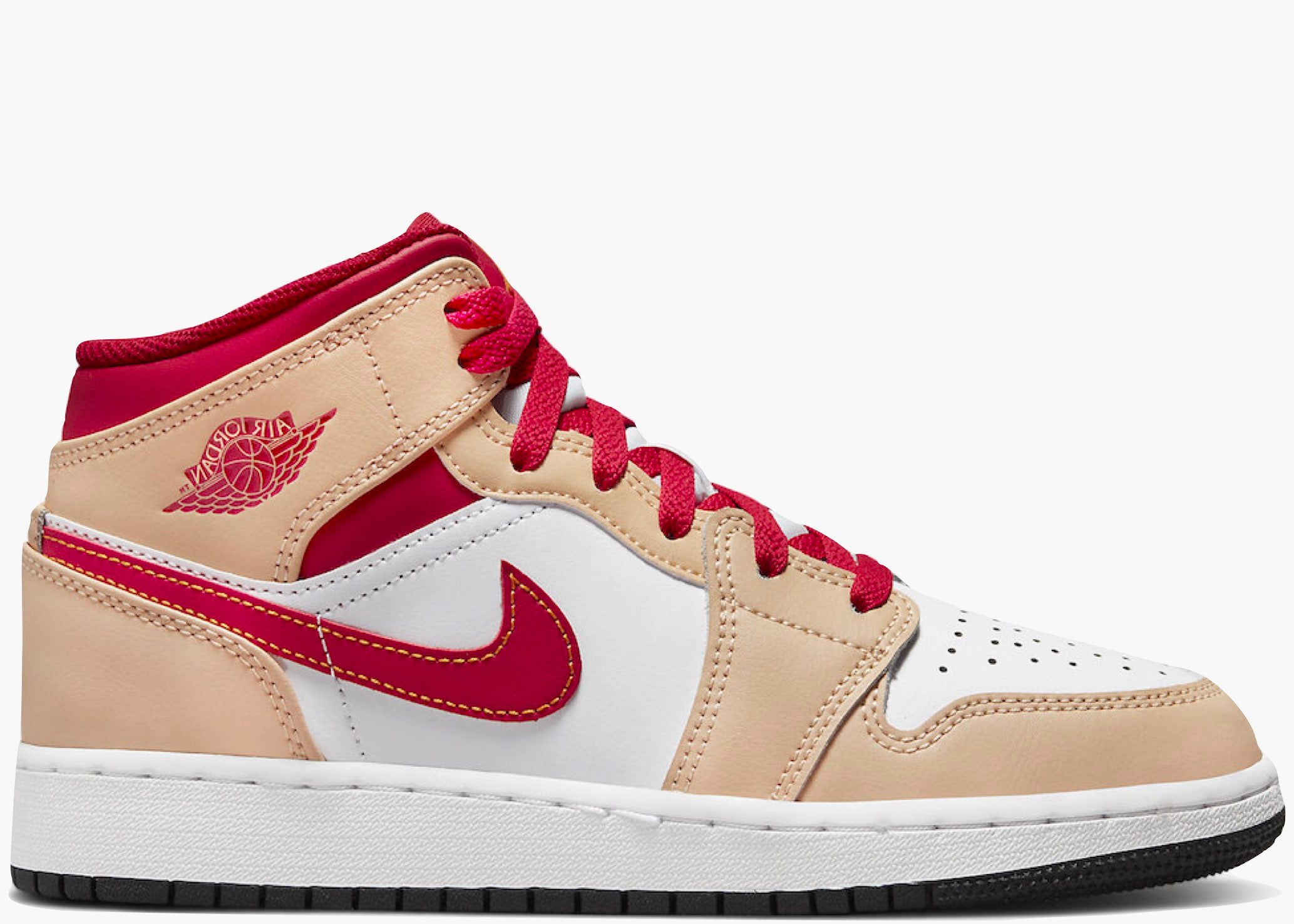 Jordan 1 Mid Light Curry Cardinal (GS) Hype Clothinga Limited Edition.004