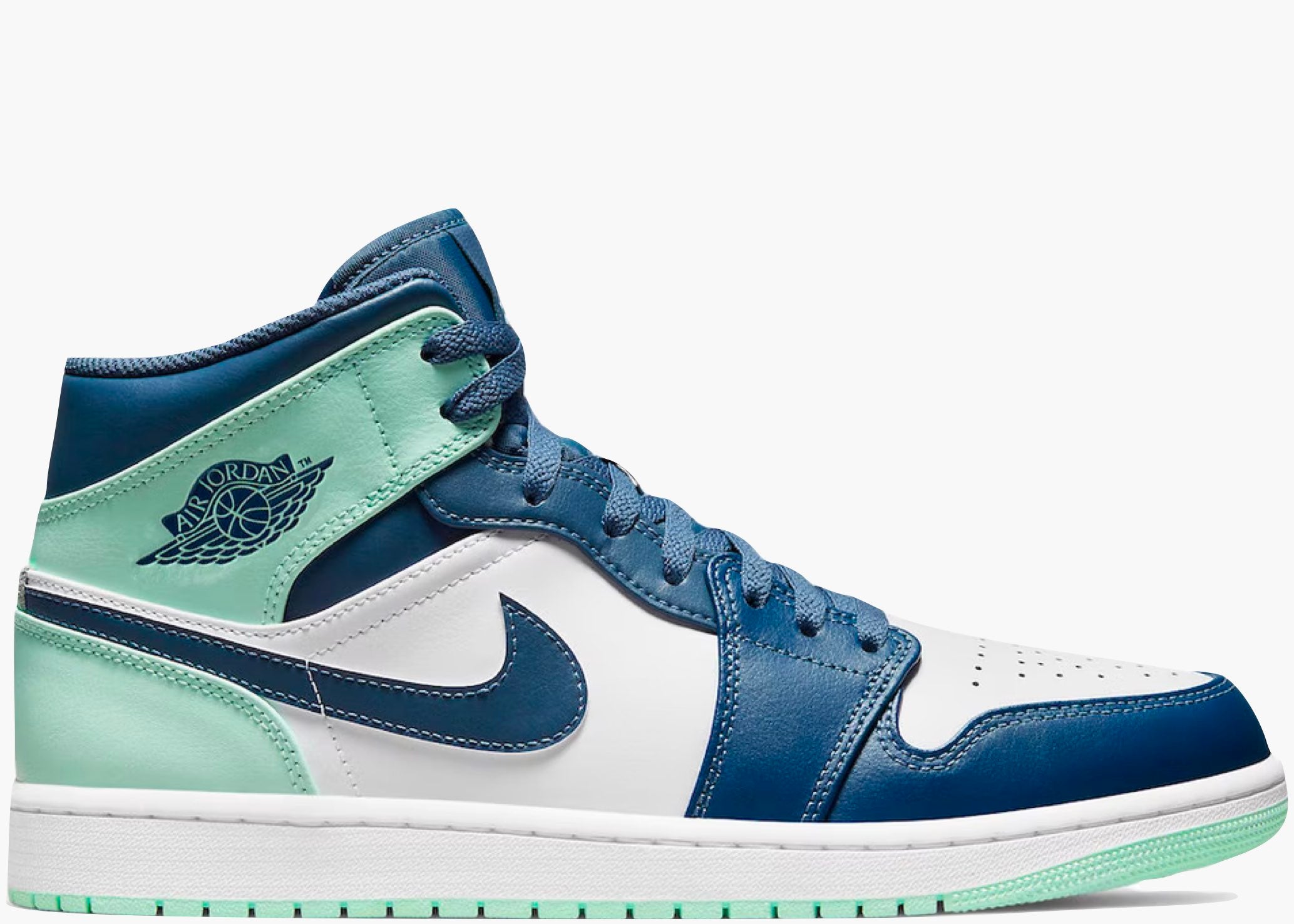 Jordan 1 Mid Mystic Navy Mint Foam Hype Clothinga Limited Edition