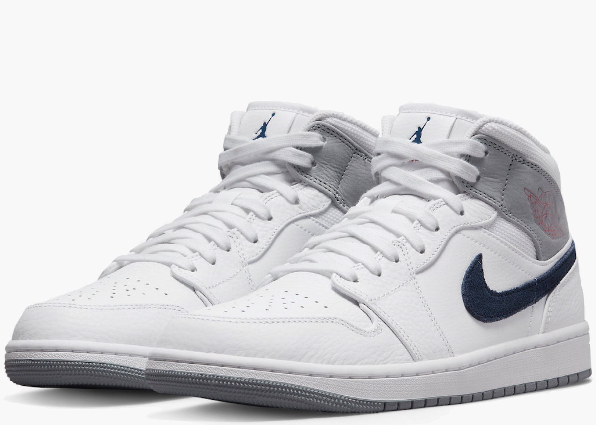 Jordan 1 Mid Paris White Hype Clothinga Limited Edition