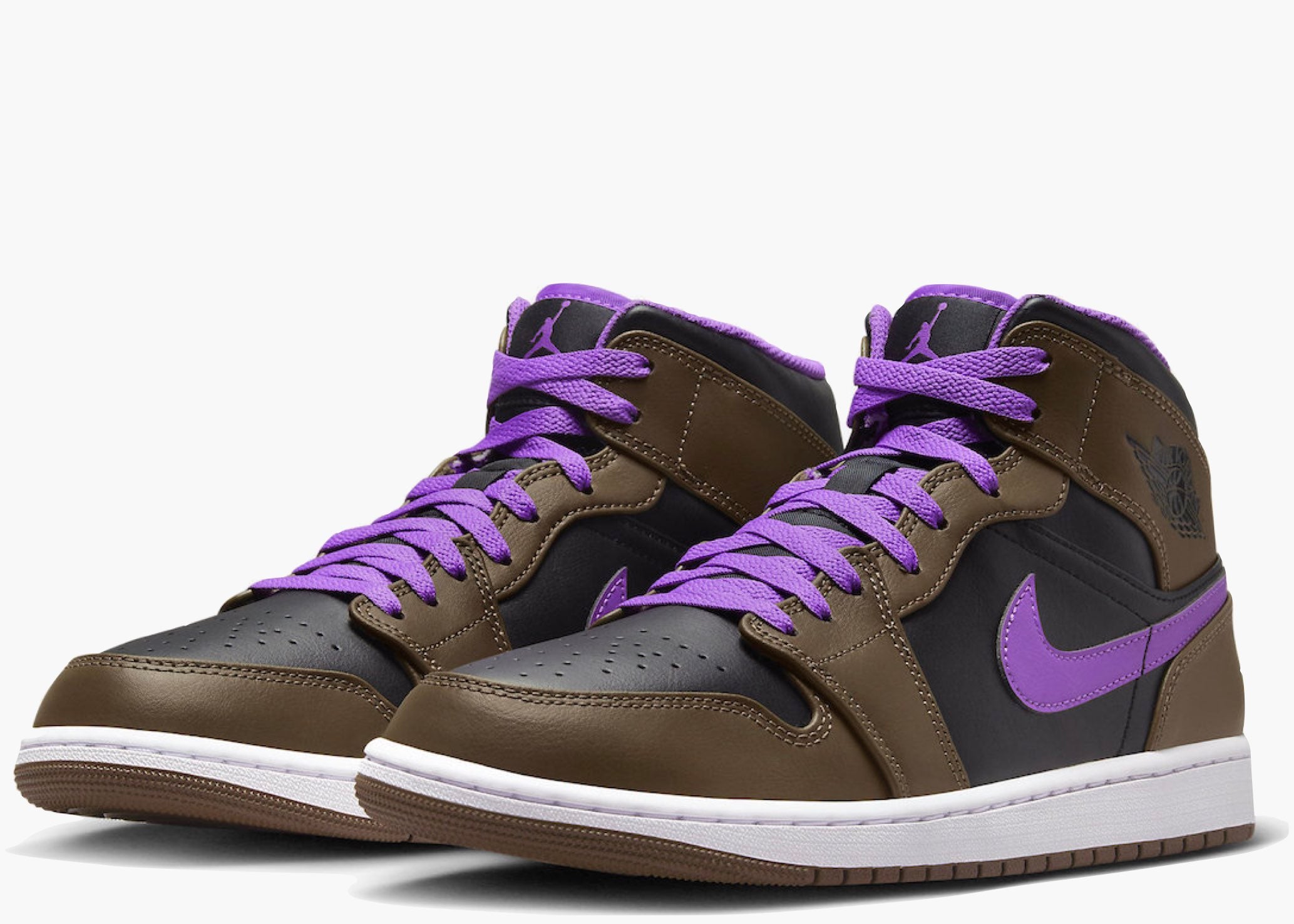 Jordan 1 Mid Purple Mocha Hype Clothinga Limited Edition
