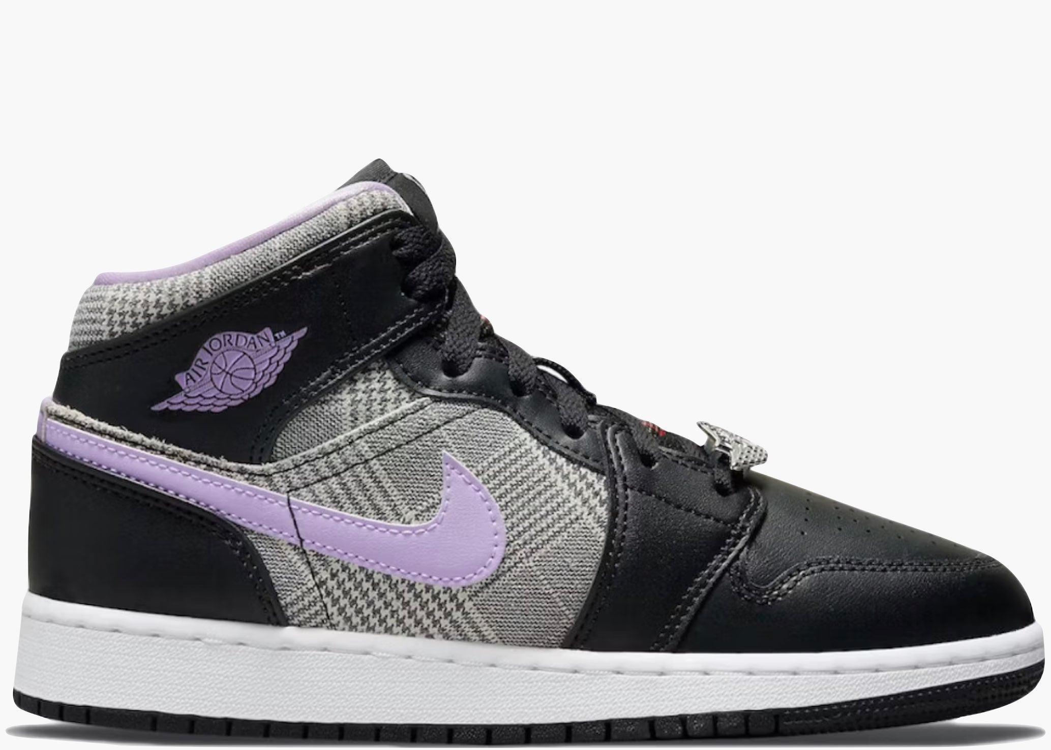 Jordan 1 Mid SE Houndstooth (GS)  DC7226-015 Hype Clothinga Limited Edition