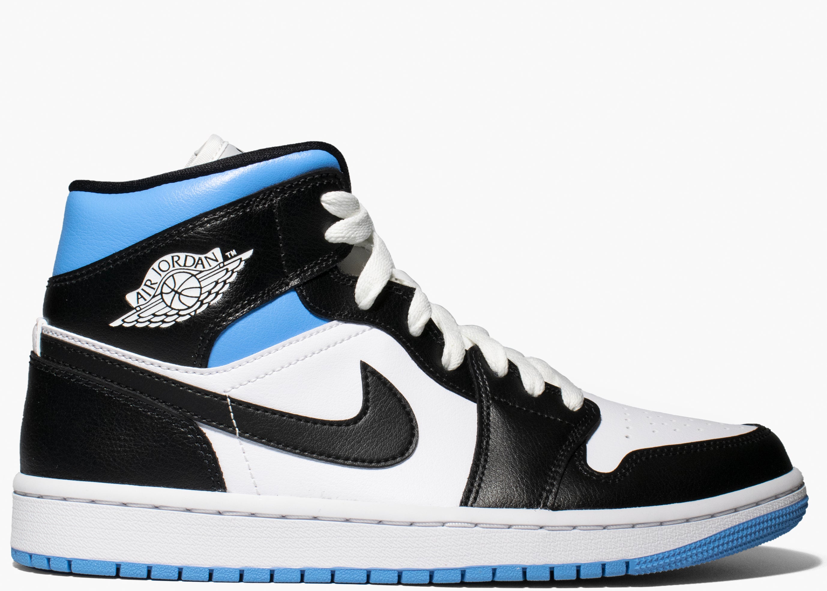 Jordan 1 Mid University Black White (W) BQ6472-102 Hype Clothinga Limited Edition 