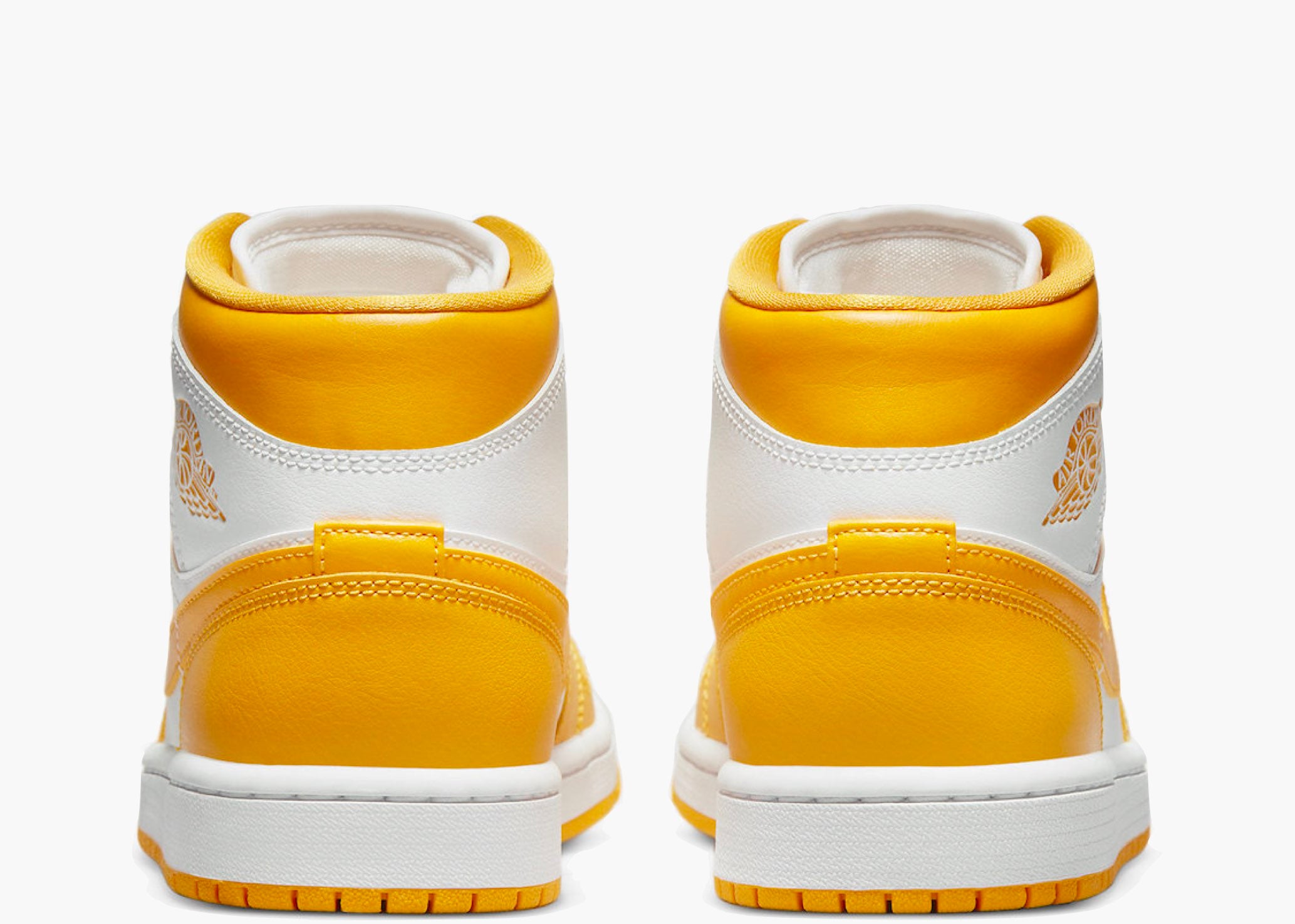 Jordan 1 Mid White Yellow (W) Hype Clothinga Limited Edition