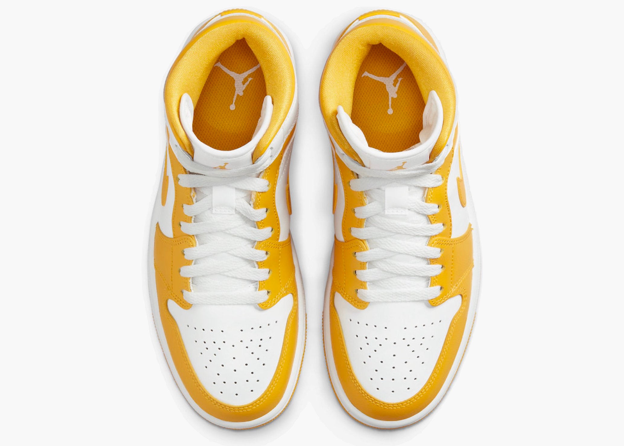 Jordan 1 Mid White Yellow (W) Hype Clothinga Limited Edition