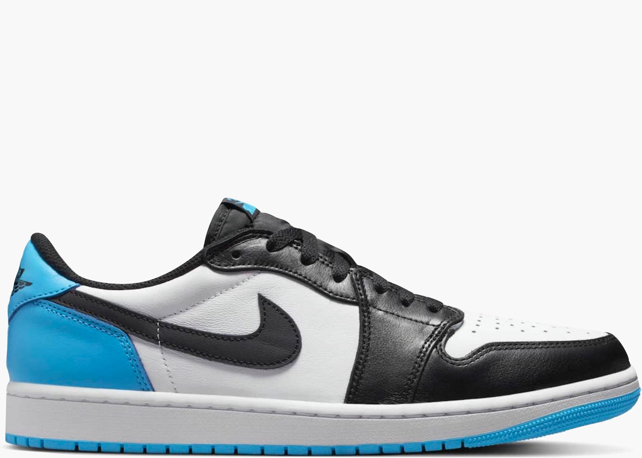 Jordan 1 Retro Low OG Black Dark Powder Blue Hype Clothinga Limited Edition