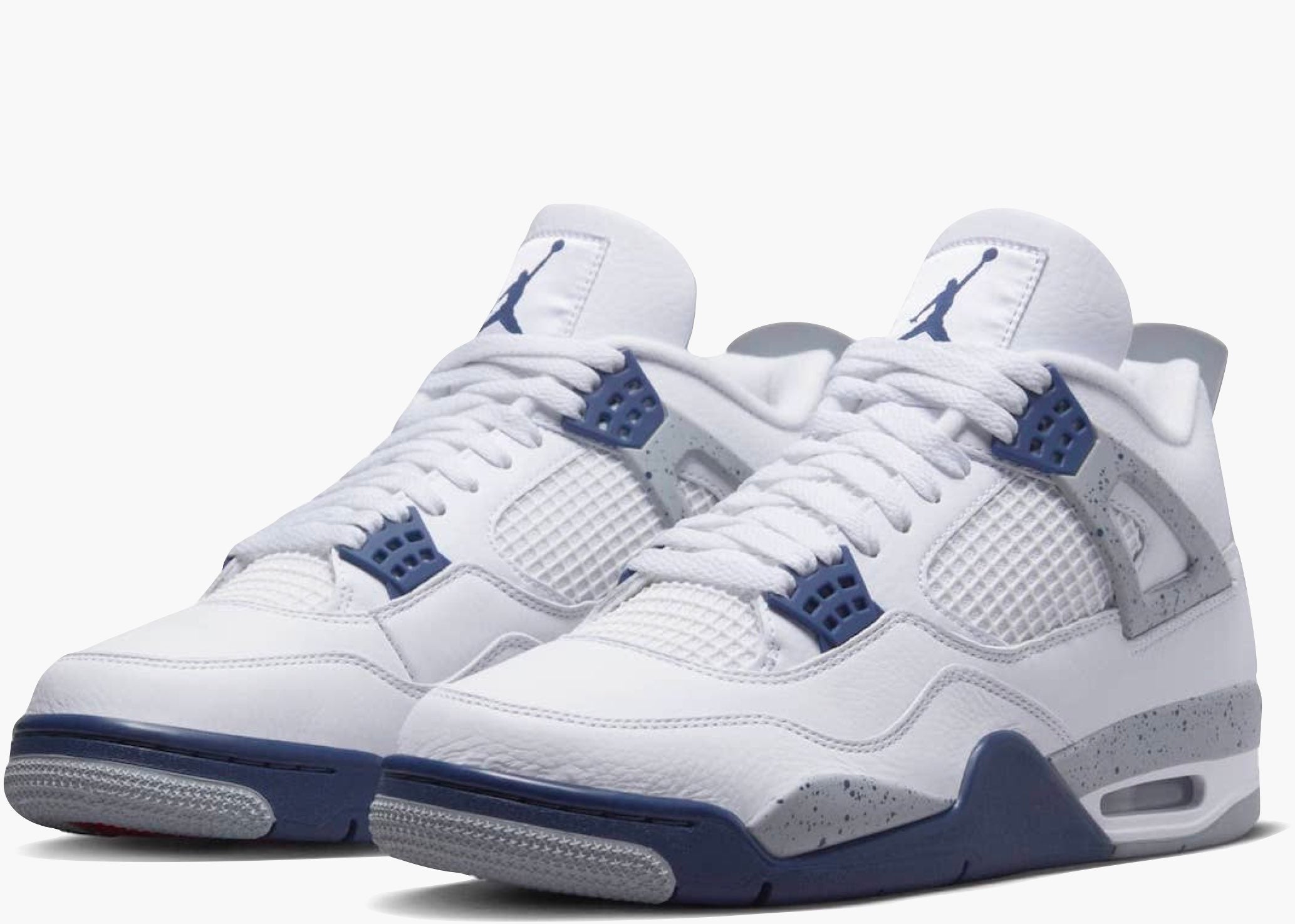 Jordan 4 Retro White Midnight Navy Hype Clothinga Limited Edition