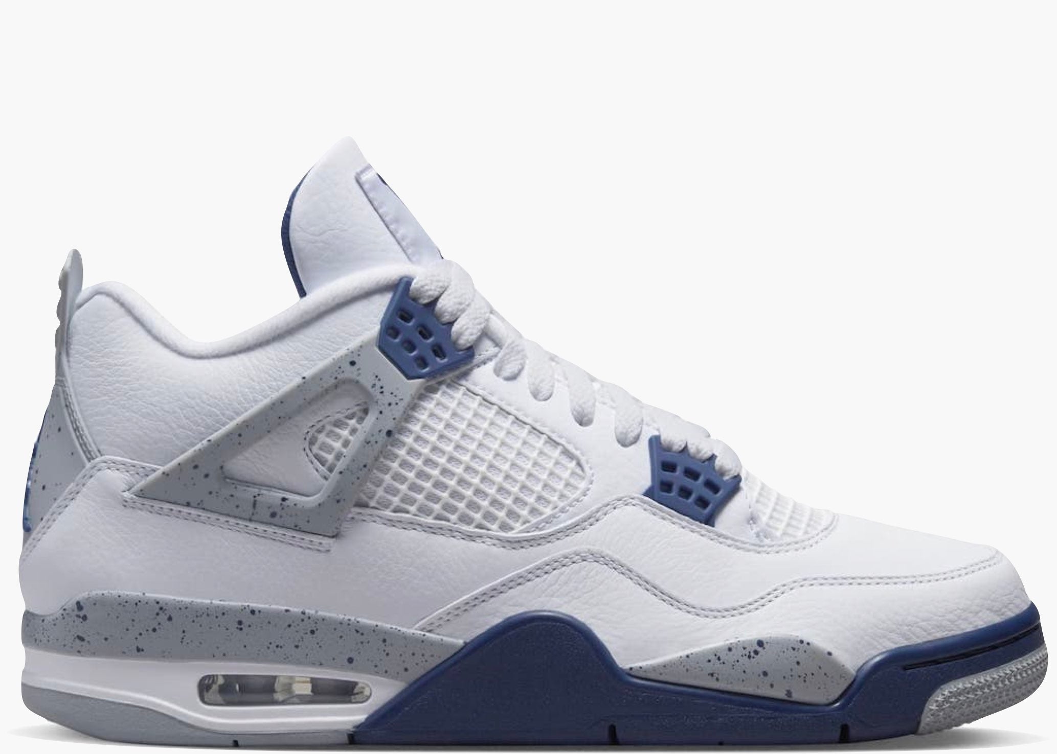 Jordan 4 Retro White Midnight Navy Hype Clothinga Limited Edition