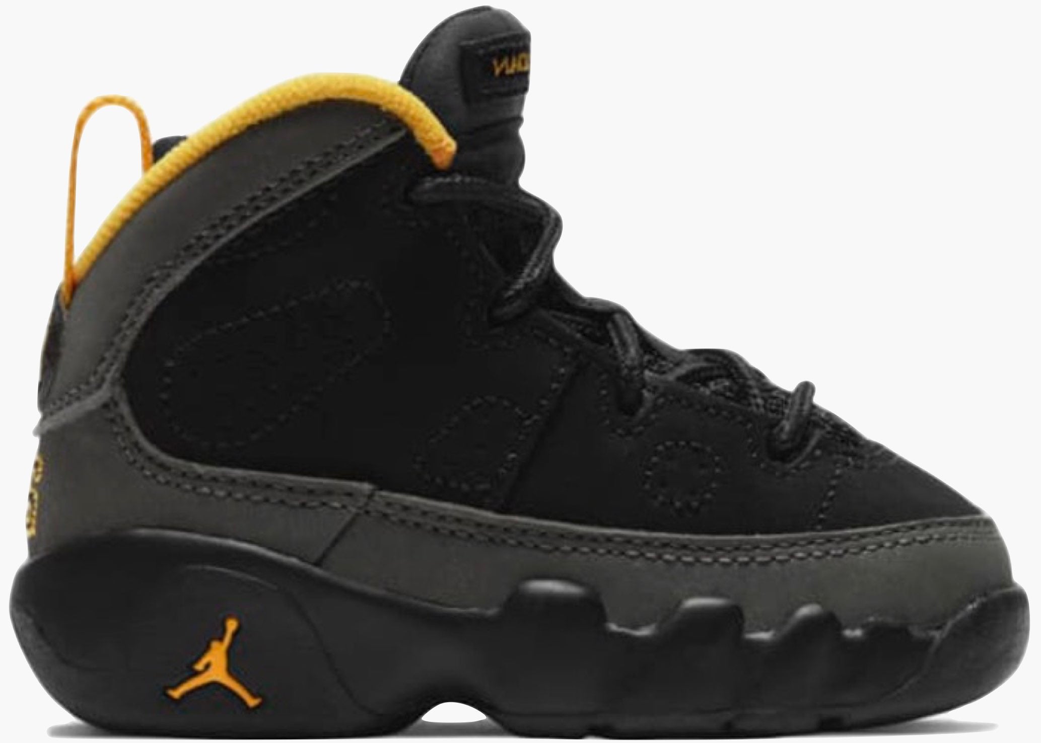 Jordan 9 Retro Dark Charcoal University Gold  (TD) J9RDCUG Hype Clothinga