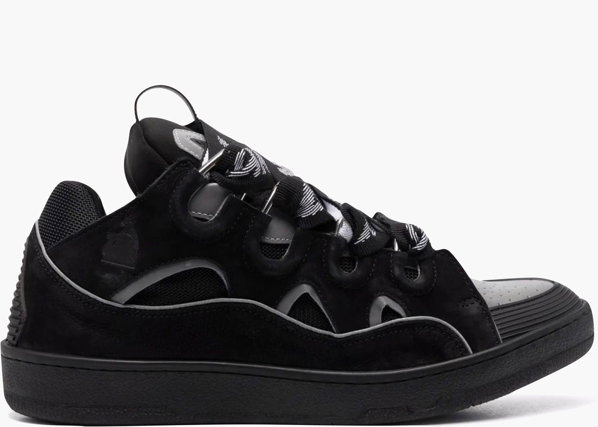 Lanvin Curb Sneaker Black Grey FM-SKRK11-REFL-P2210 Hype Clothinga Limited Edition