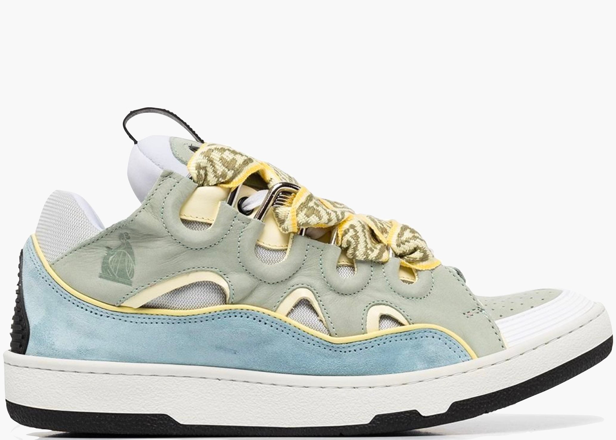 Lanvin Curb Sneaker Blue Grey  FM-SKRK11-DALL-P22B243 Hype Clothinga Limited Edition