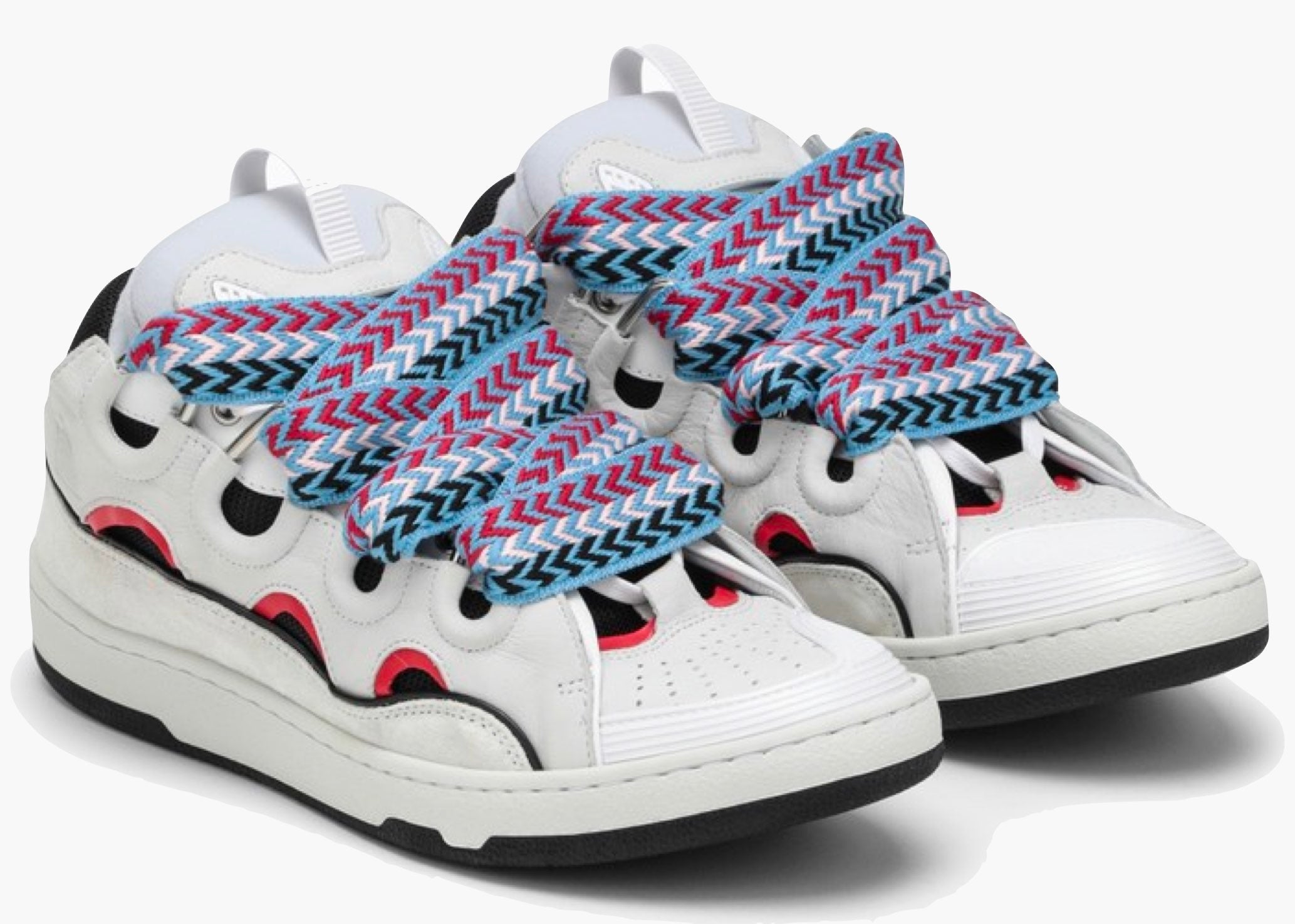 Lanvin Leather Curb Light Grey Blue Black Red Hype clothinga Limited Edition