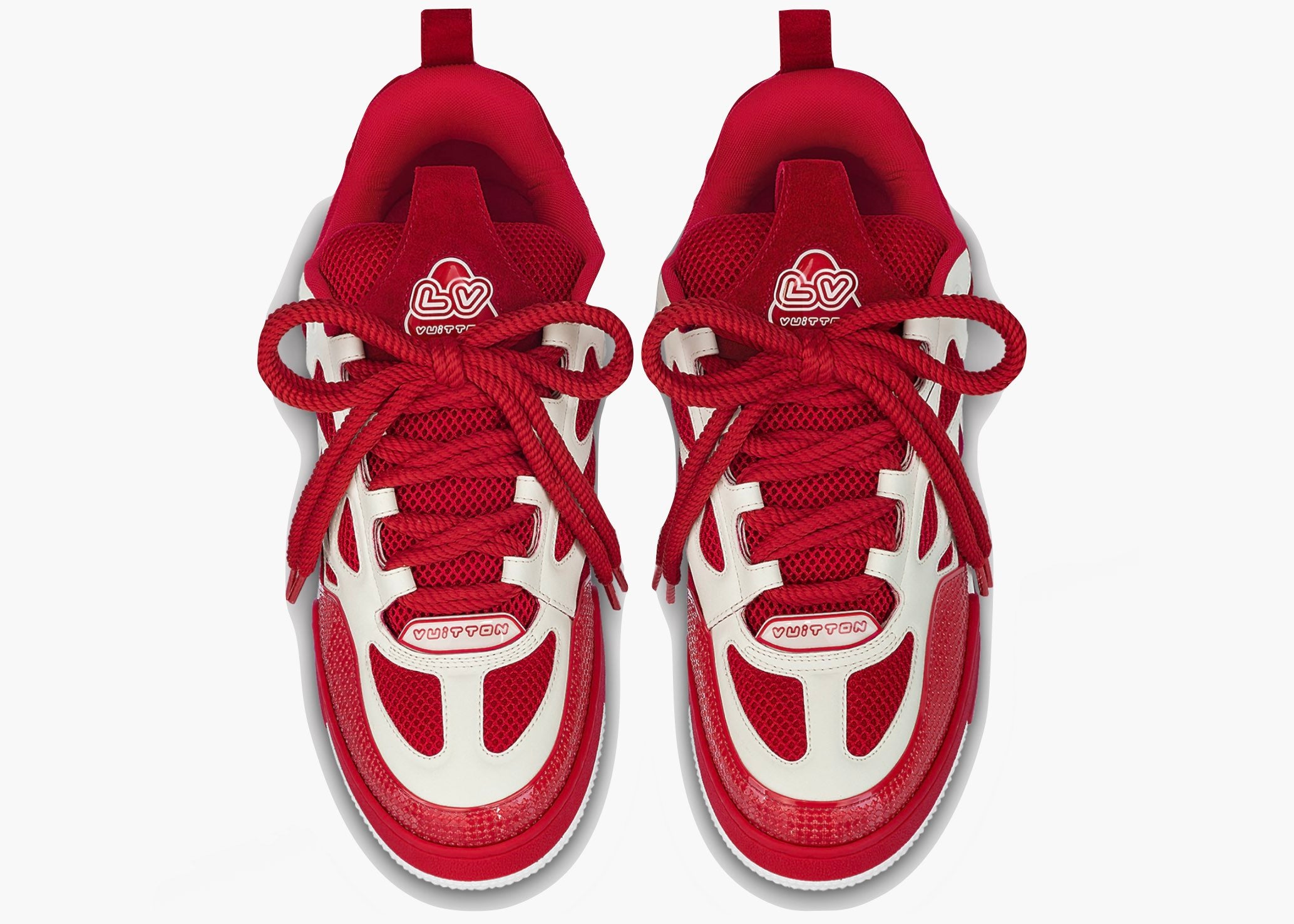 Louis Vuitton LV Skate Sneaker Red White 1AARS5 Hype Clothinga Limited Edition.
