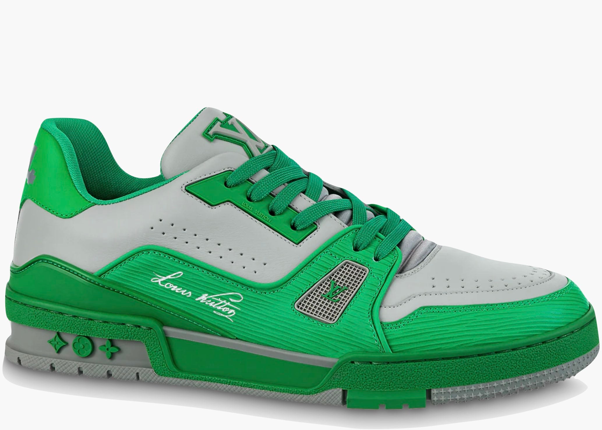 Louis Vuitton LV Trainer #54 Green Grey 1AA6VB Hype Clothinga Limited Edition