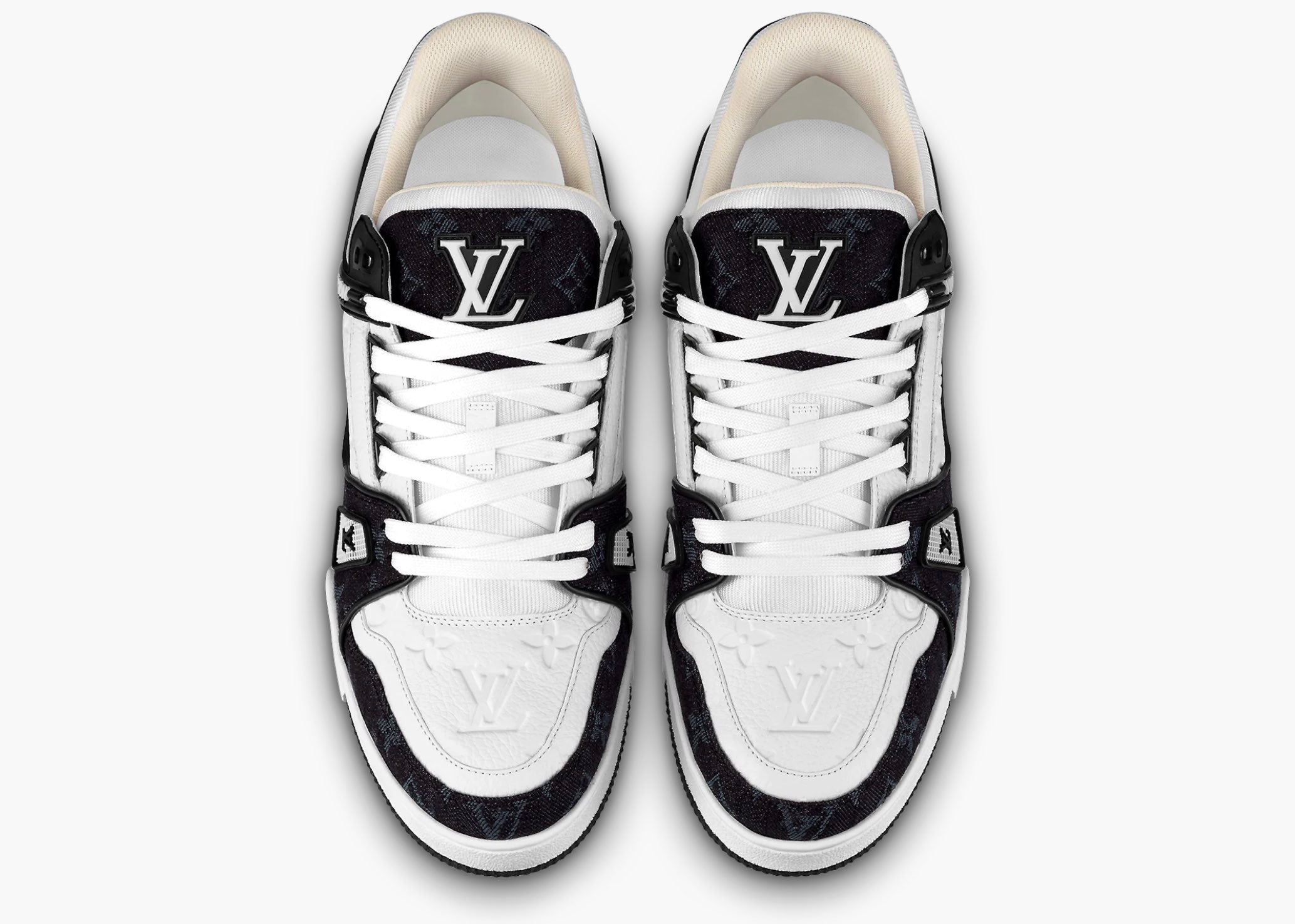 Louis Vuitton LV Trainer White Black White | Hype Clothinga