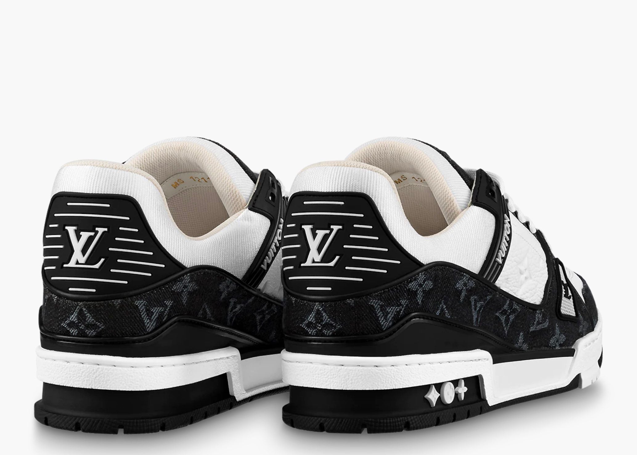Louis Vuitton LV Trainer White Black White | Hype Clothinga