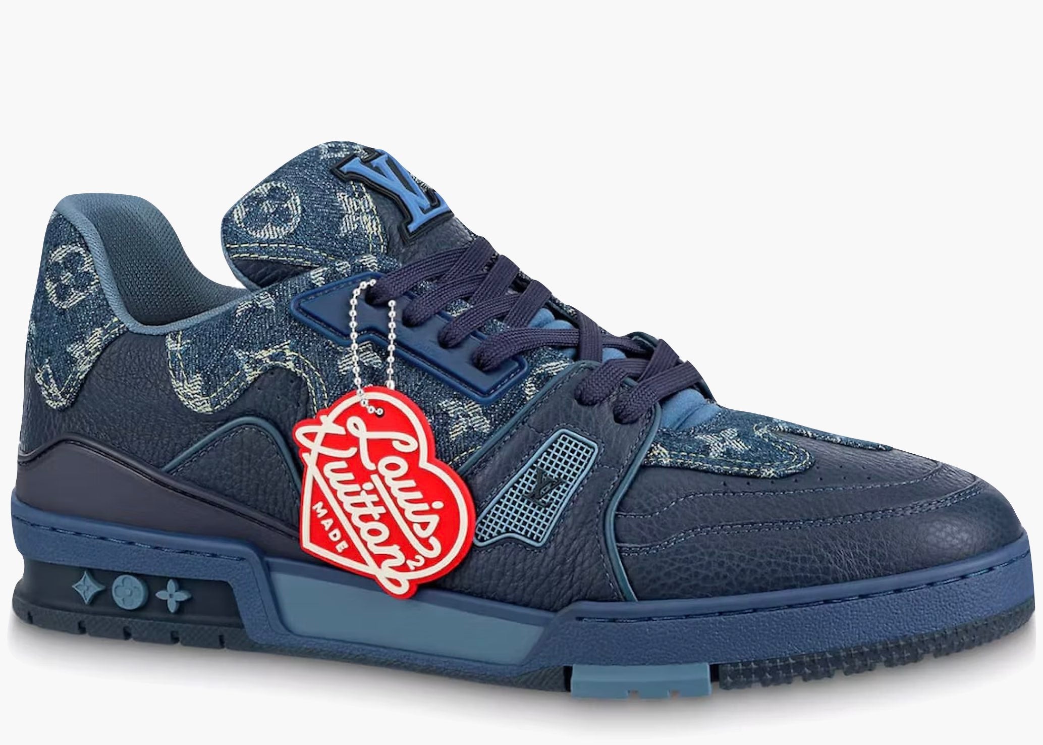 Louis Vuitton LV Trainer x Nigo Blue Demin 1A9IQH Hype Clothinga Limited Edition