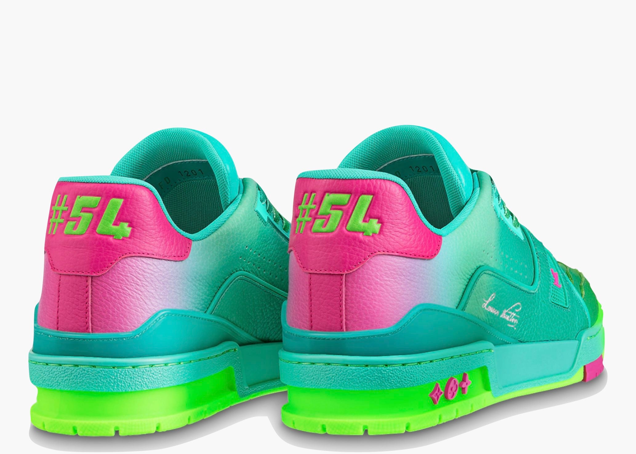 Louis Vuitton Trainer Green Ombre 1A9TRU Hype Clothinga Limited Edition