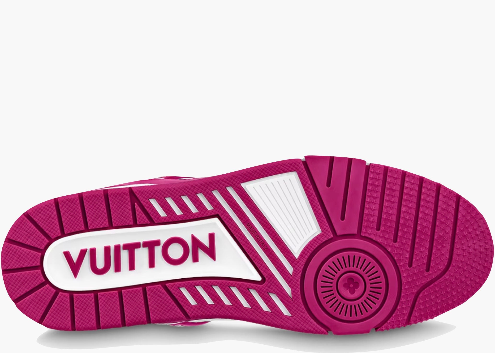 Louis Vuitton Trainer Low White Fuchsia 1AA6WJ Hype Clothinga Limited Edition