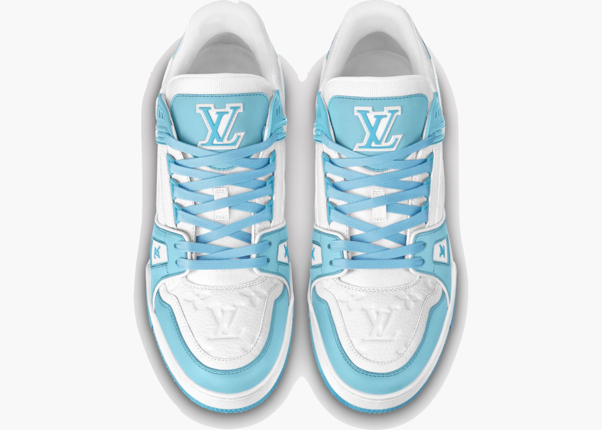 Louis Vuitton Trainer Low White Sky Blue 1AA6X4 Hype Clothinga Limited Edition